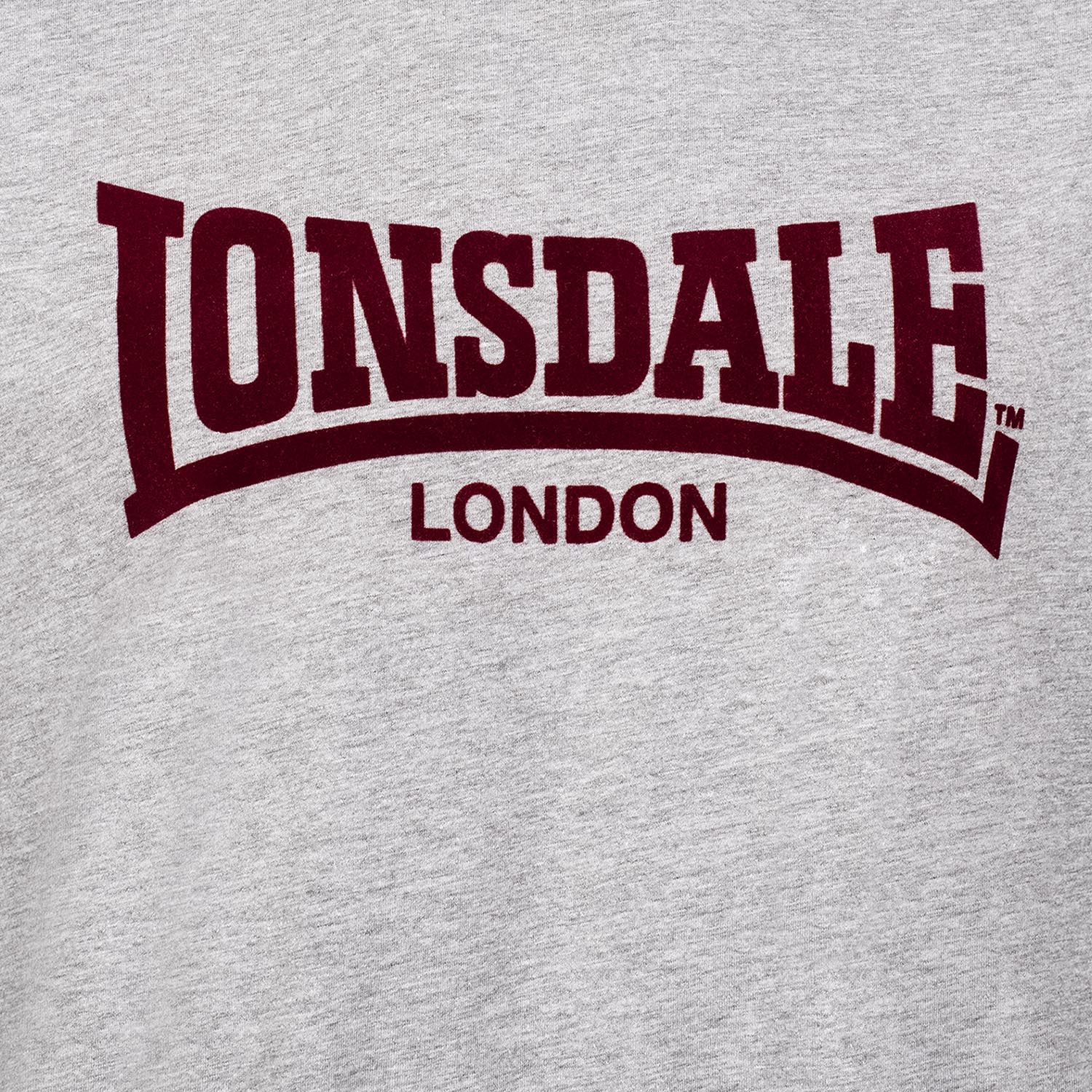 Lonsdale T-Shirt, LL008 One Tone, grey, S