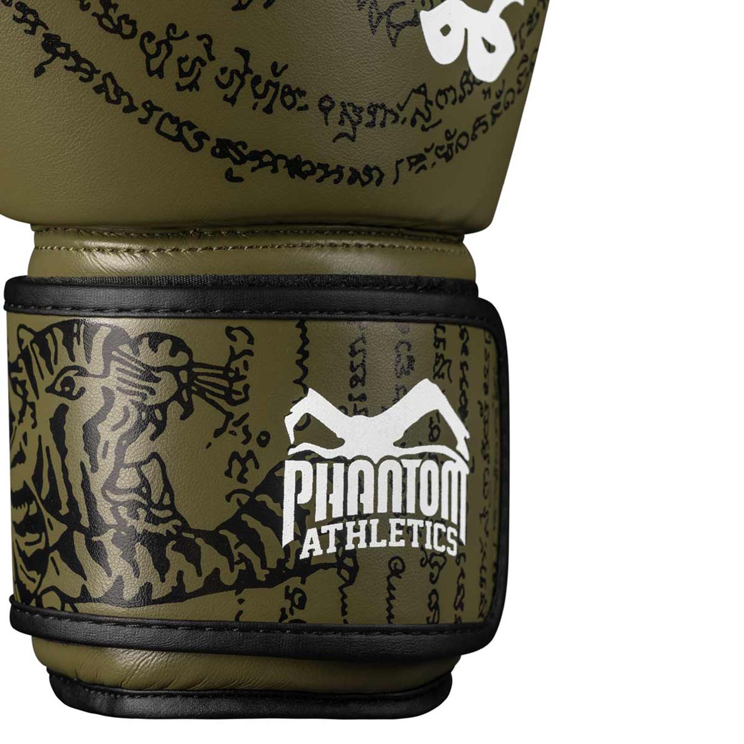 Phantom Athletics Boxing Gloves, Muay Thai, olive, 10 Oz