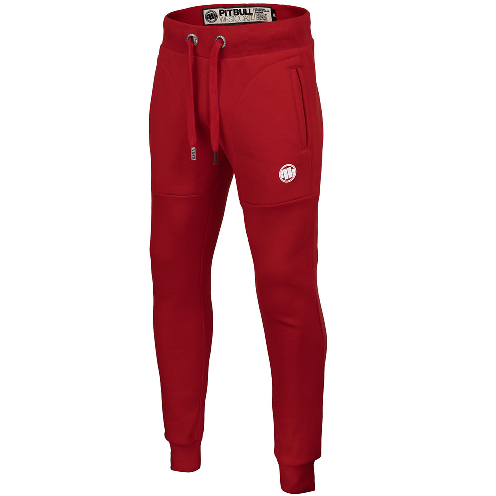 Pit Bull West Coast Jogginghosen, Small Logo, red, XXL