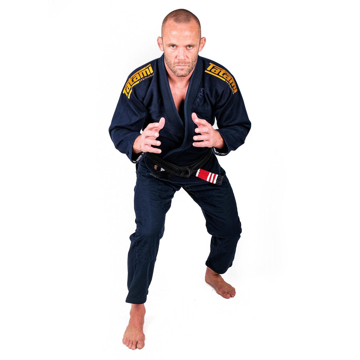 Tatami BJJ GI, Estilo Black Label, navy-gold, A1L