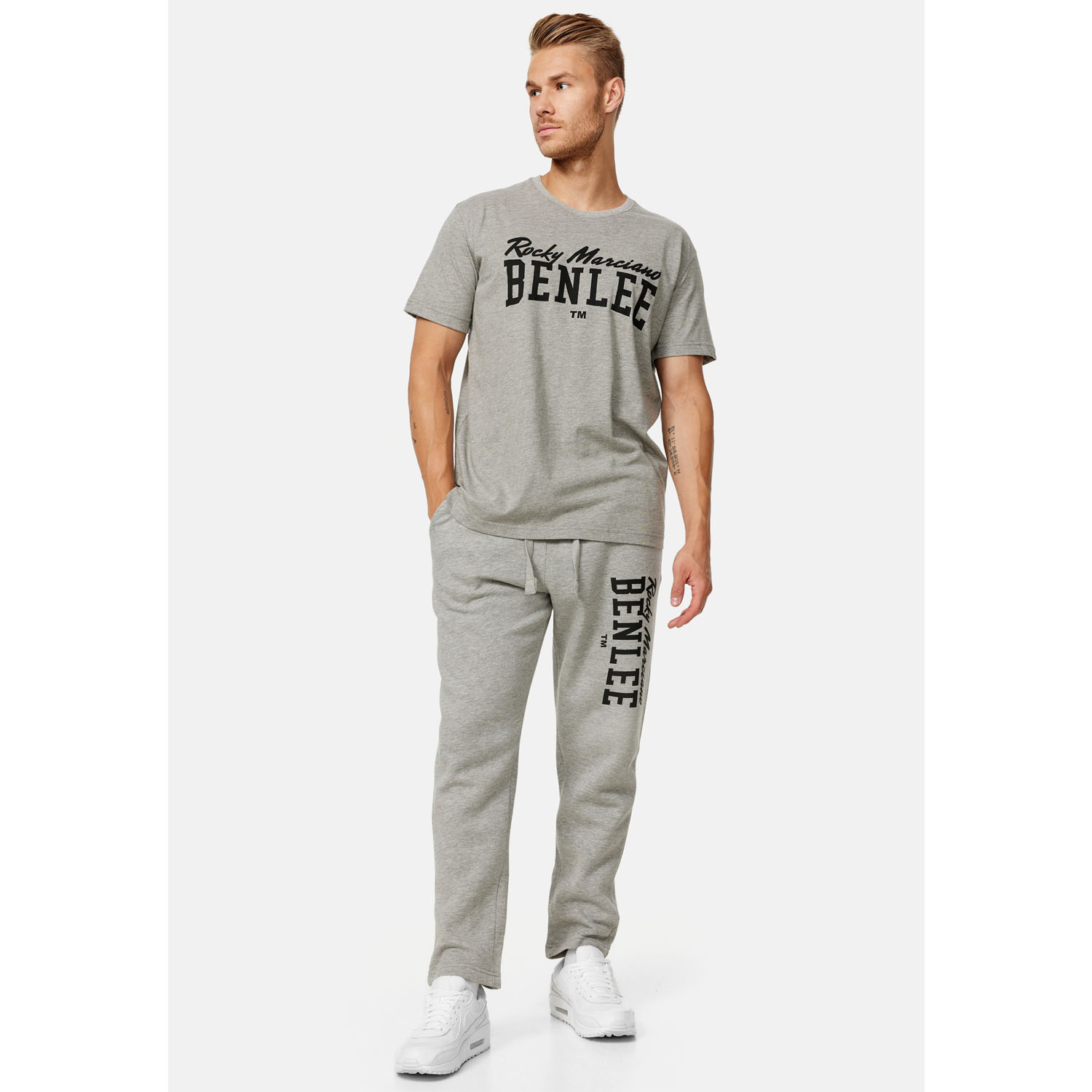BENLEE T-Shirt, Donley, grey, S