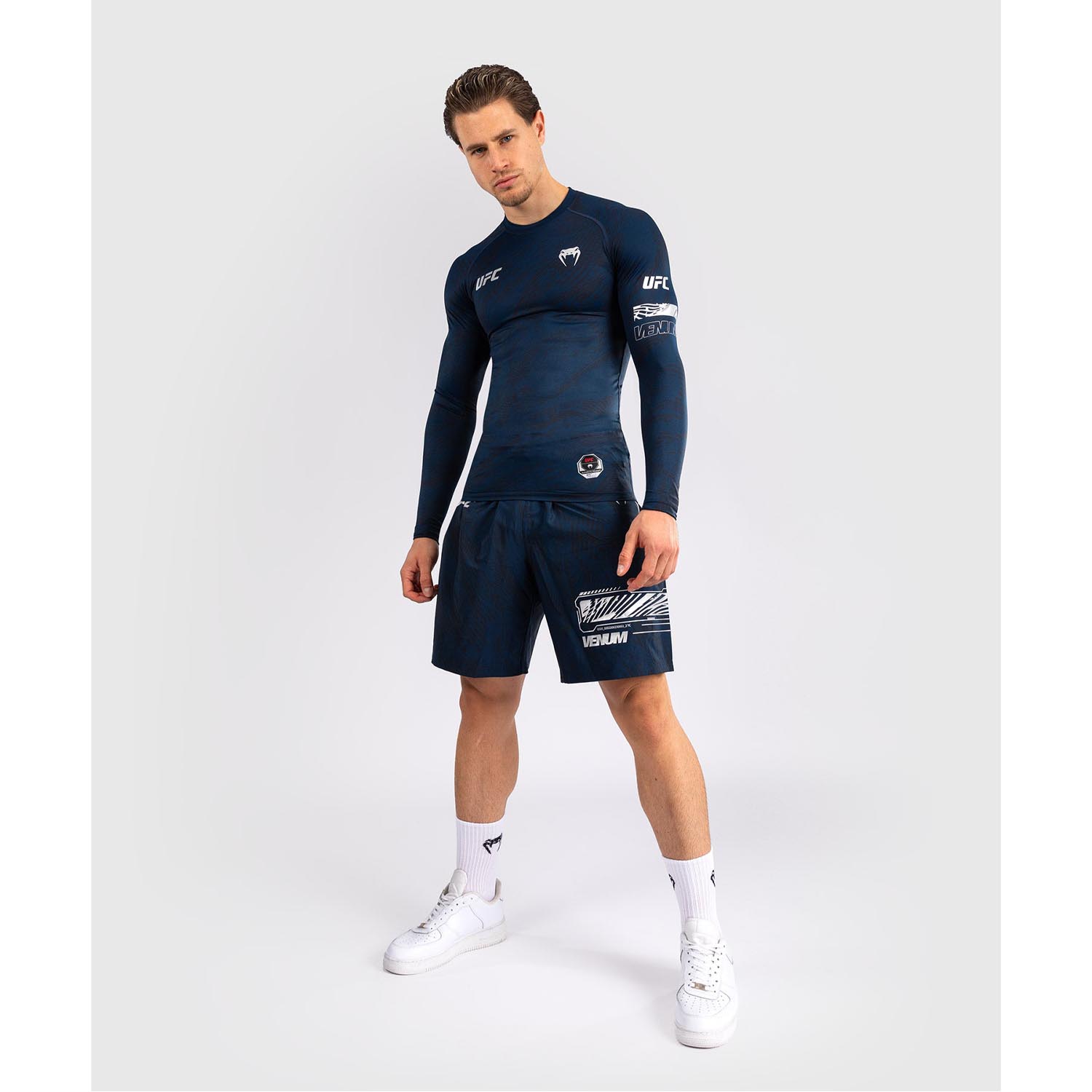 VENUM Rashguard L/S, UFC Fusion Fight Week, dark blue, L