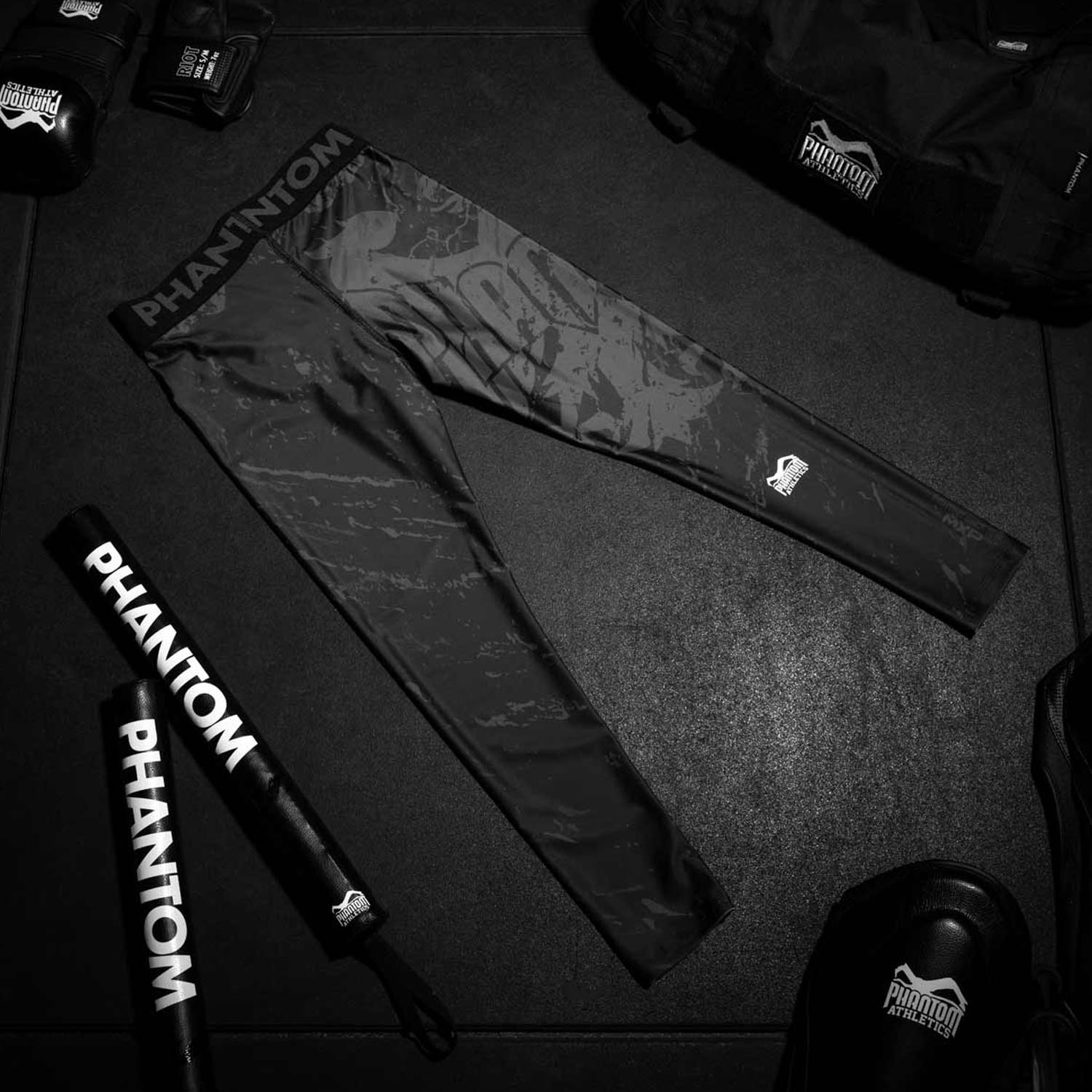Phantom Athletics Compression Pants, Germany, black, XL