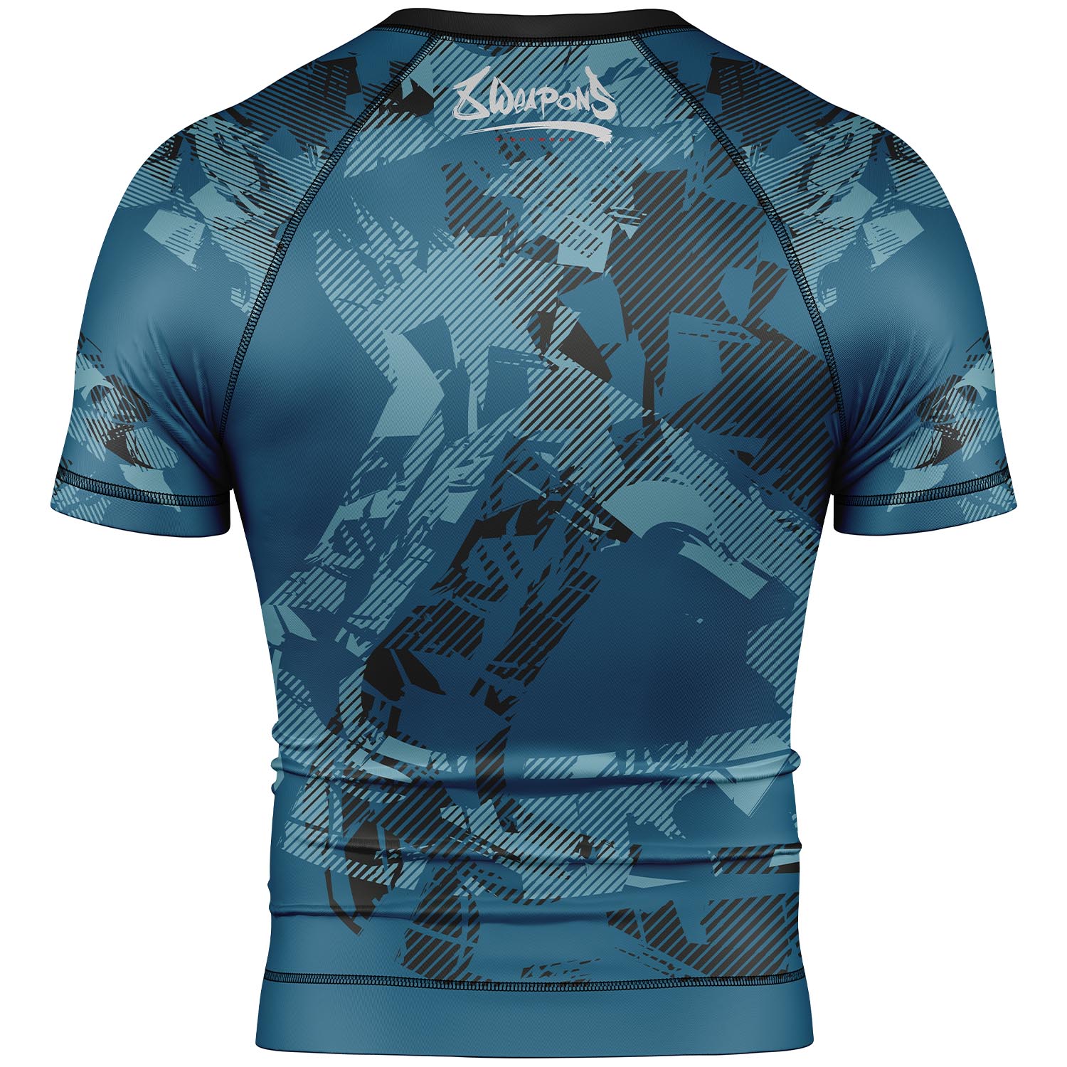 8 WEAPONS Rashguard, S/S, Hit 2.0, navy-black, XXL
