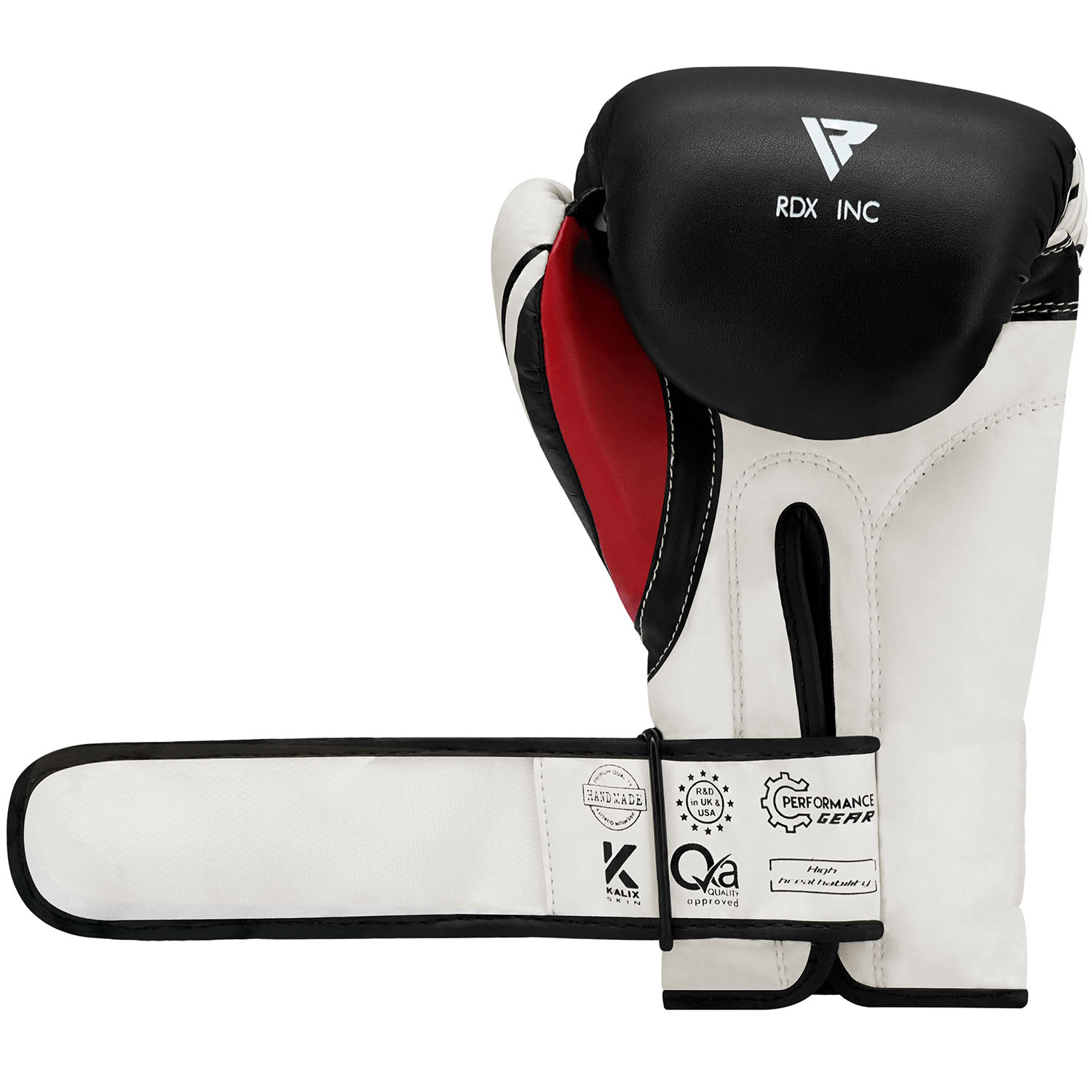 RDX Boxing Gloves, Kinder, 4B, black-white, 4 Oz