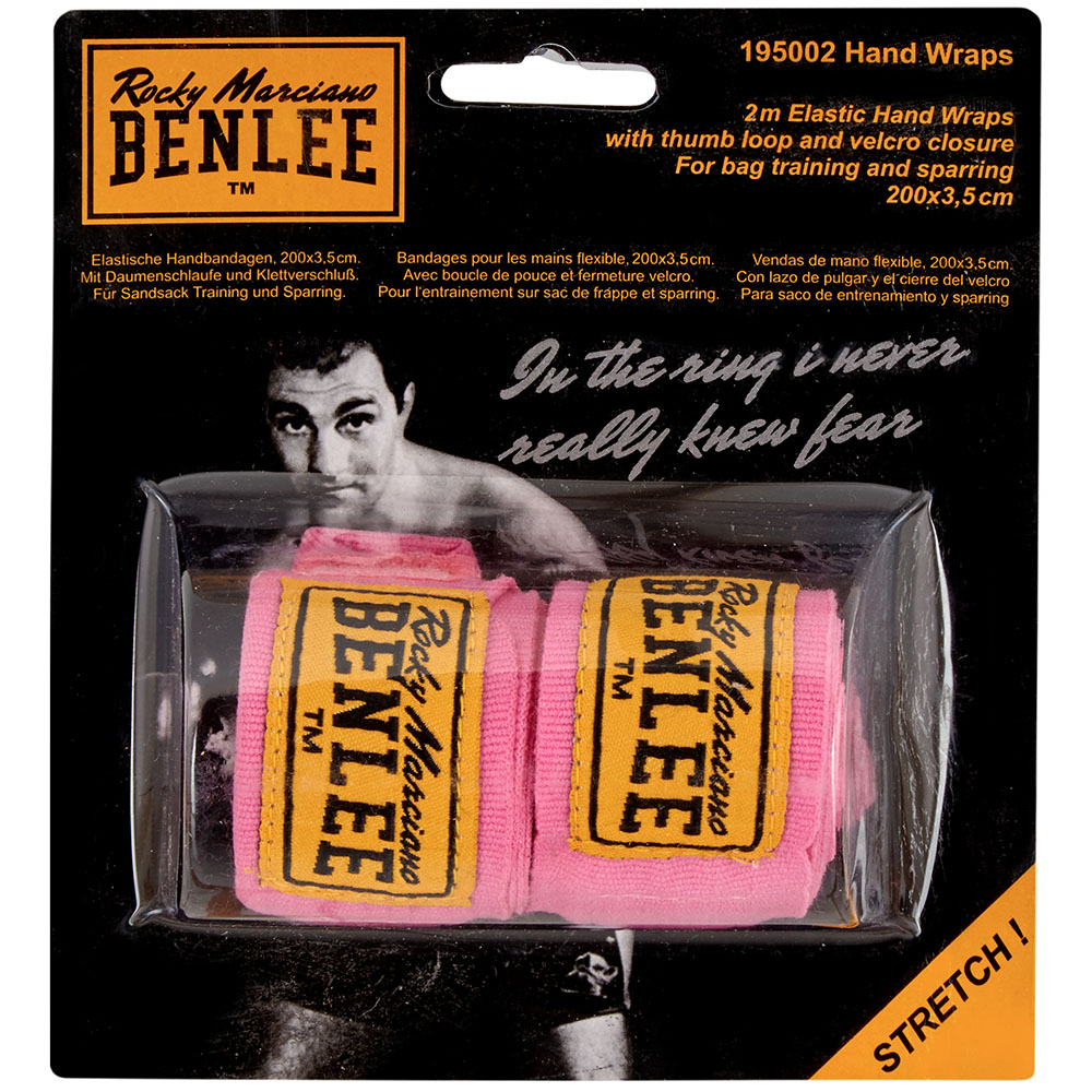 BENLEE Handwraps, Kids, rose, elastic, 2 m