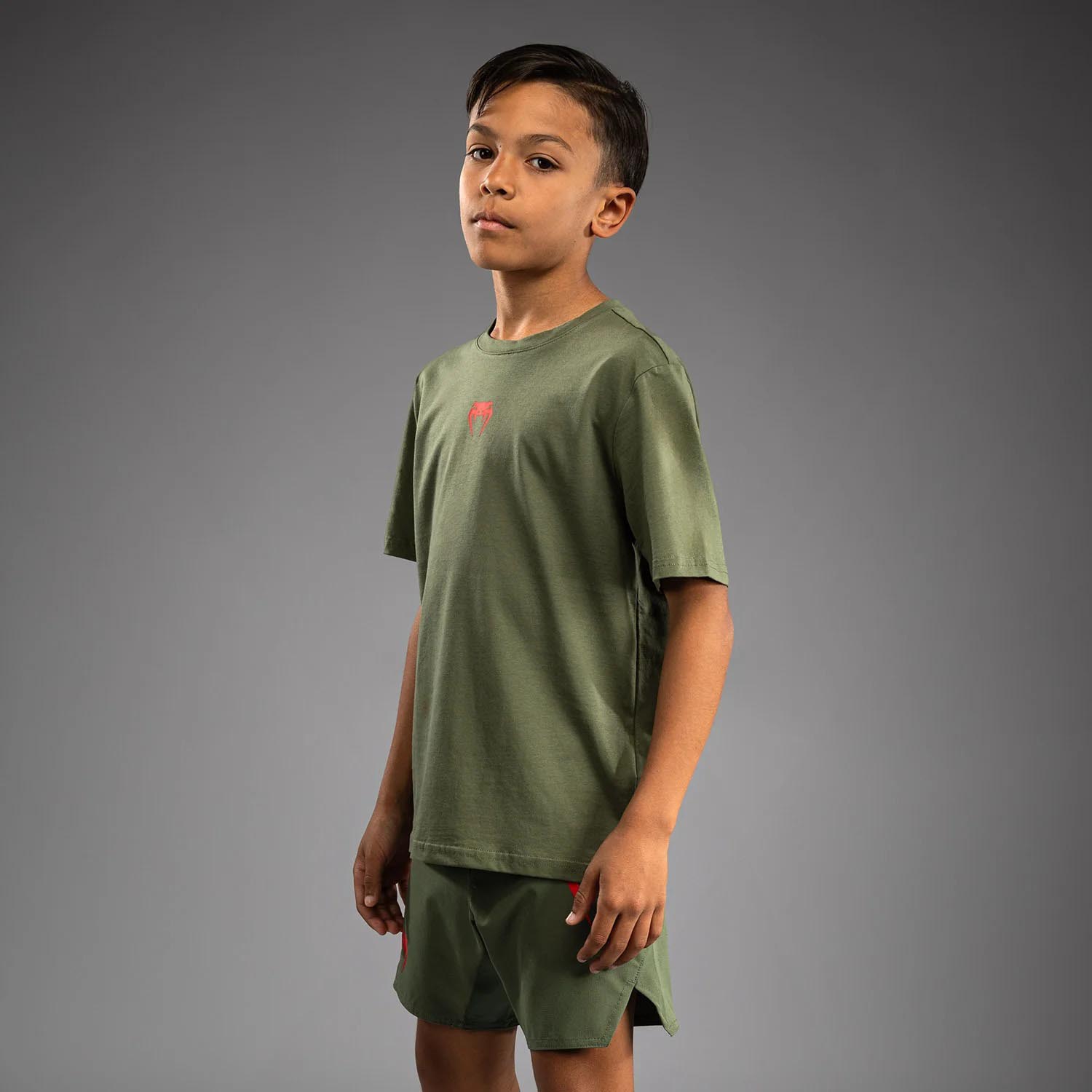 VENUM T-Shirt, Kids, Contender, khaki-orange, 14 J