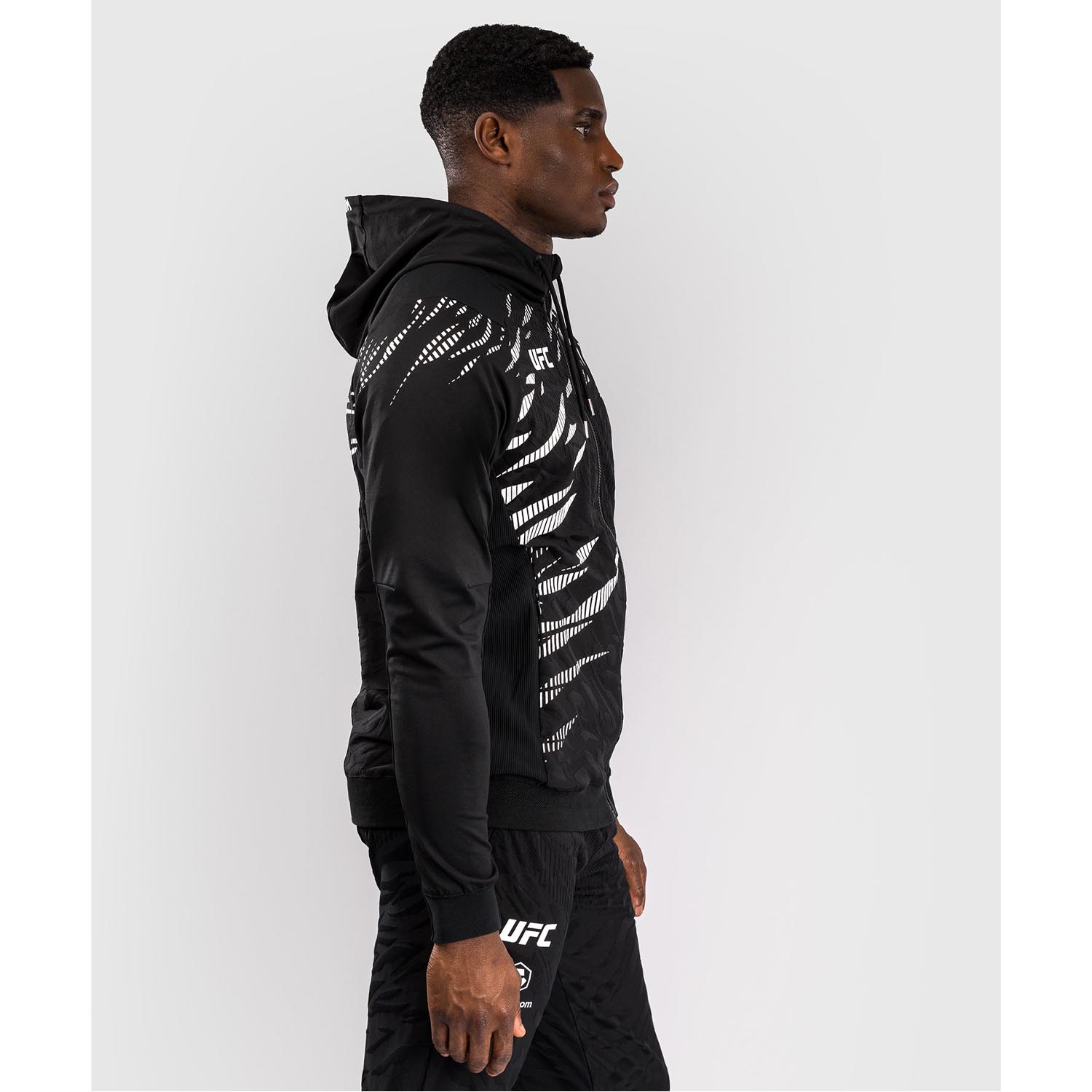 VENUM Zip Hoody, UFC Fusion Authentic Fight Night, black-white, XXL