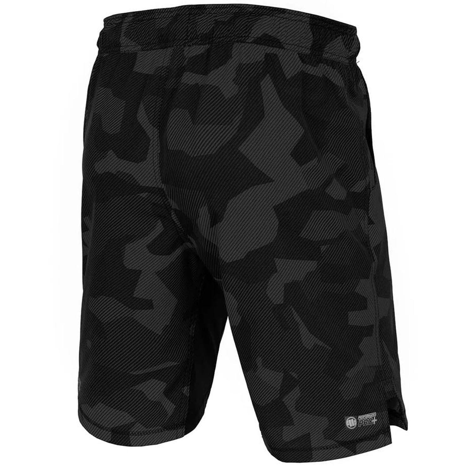 Pit Bull West Coast Performance Shorts, Hilltop, schwarz, XL