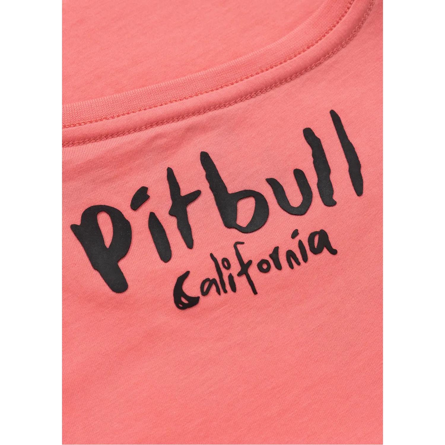 Pit Bull West Coast T-Shirt, Women, Watercolor, coral, XL