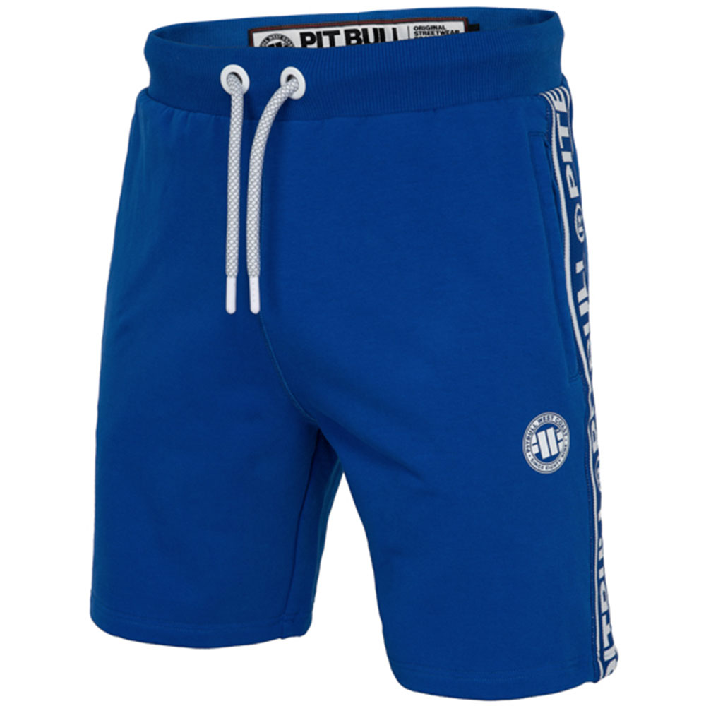 Pit Bull West Coast Trainingshorts, Small Logo F. Terry, blau, XXXL