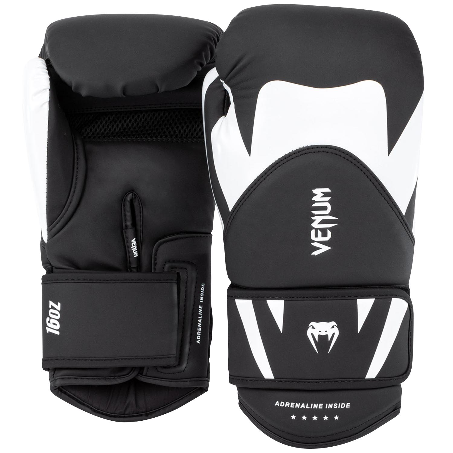 VENUM Boxing Gloves, Challenger 4.0, black-white, 10 Oz
