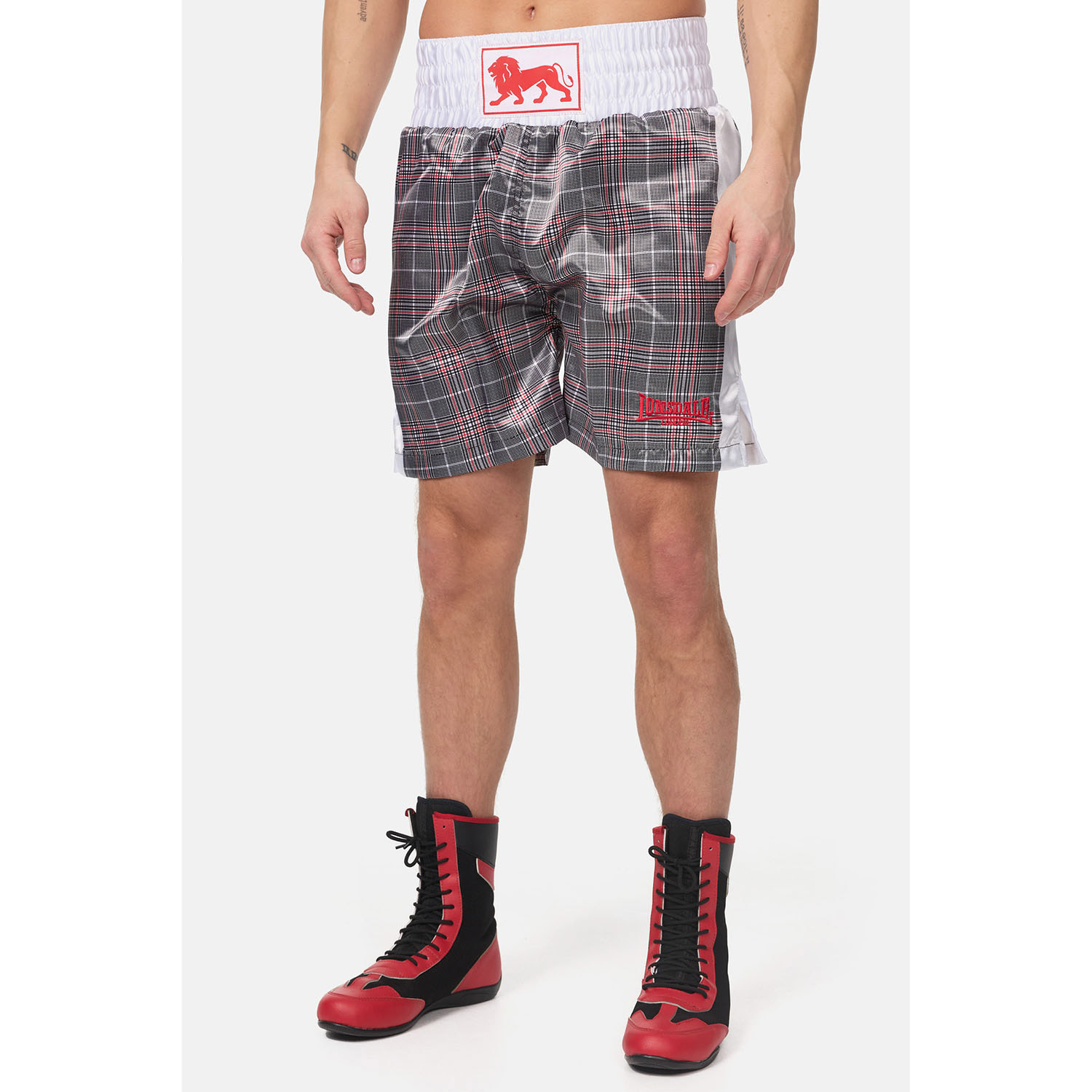 Lonsdale Boxhose, Radstock, grau, XL