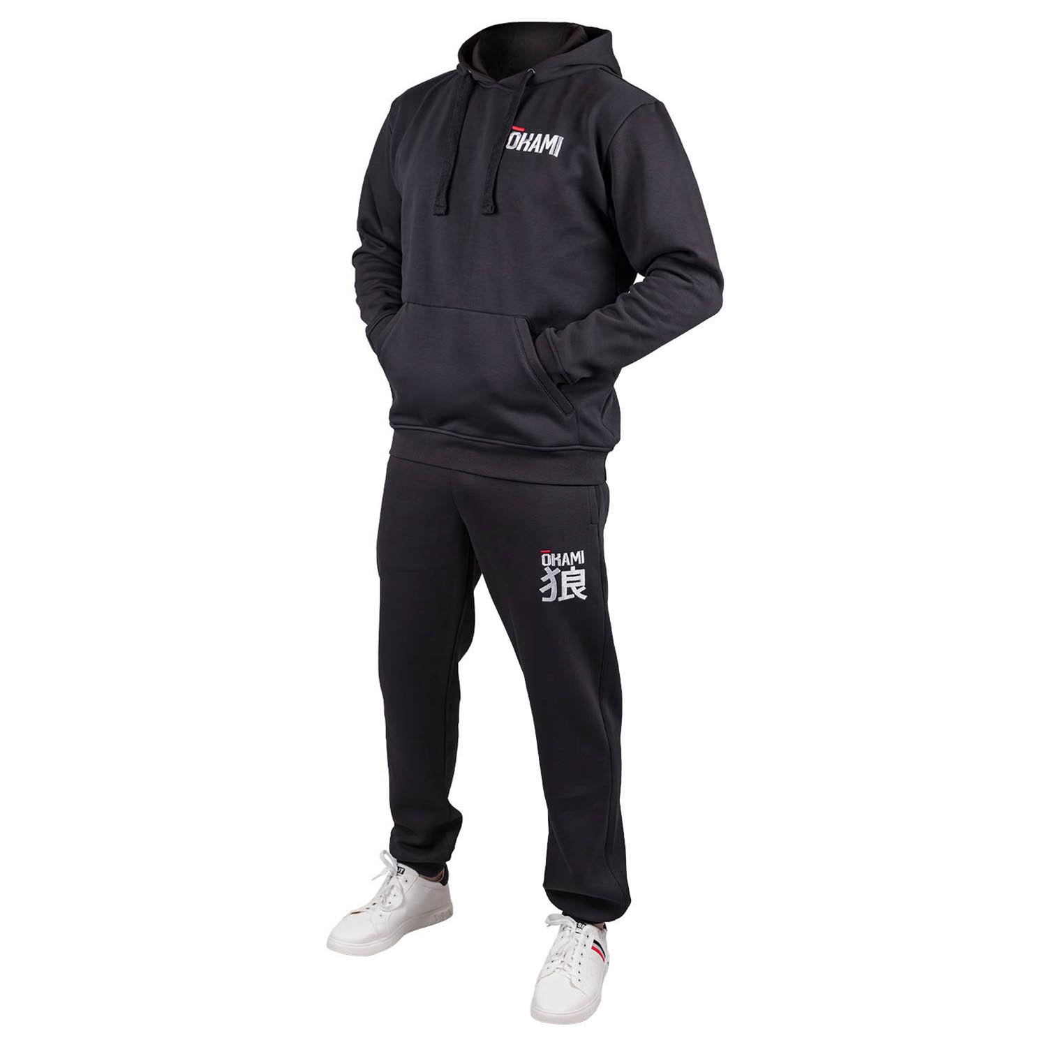 OKAMI Hoody, Kanji, black, S