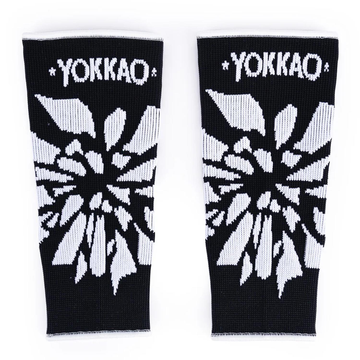 YOKKAO Ankle Guard, Broken, black-white, L