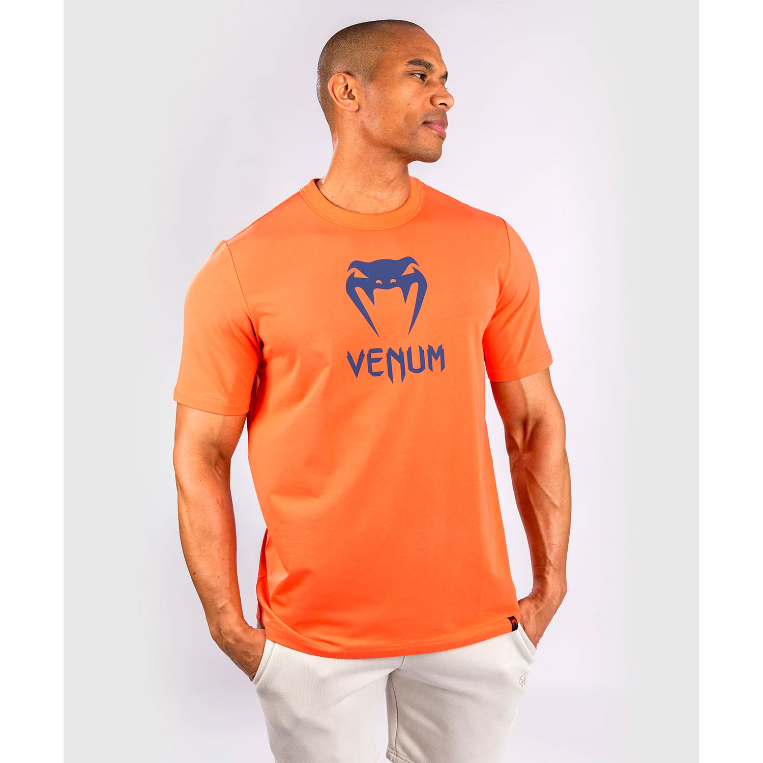 VENUM T-Shirt, Classic, orange-navy, L