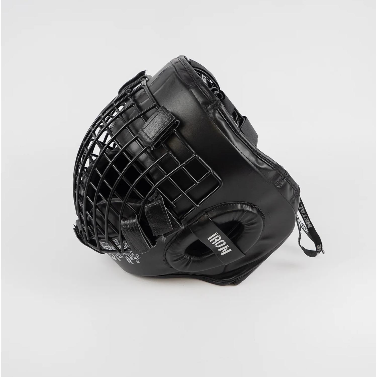 Metal Boxe Head Guard, Grille, black, XL