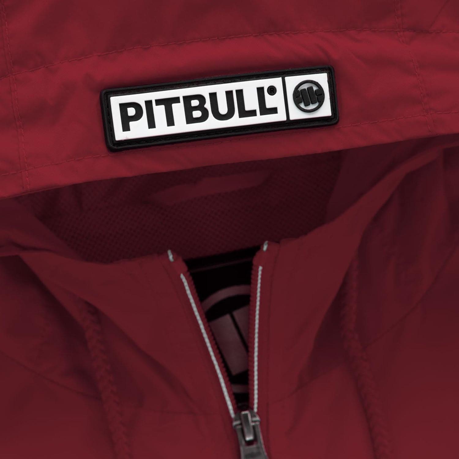 Pit Bull West Coast Jacket, Athletic Logo, winered, S