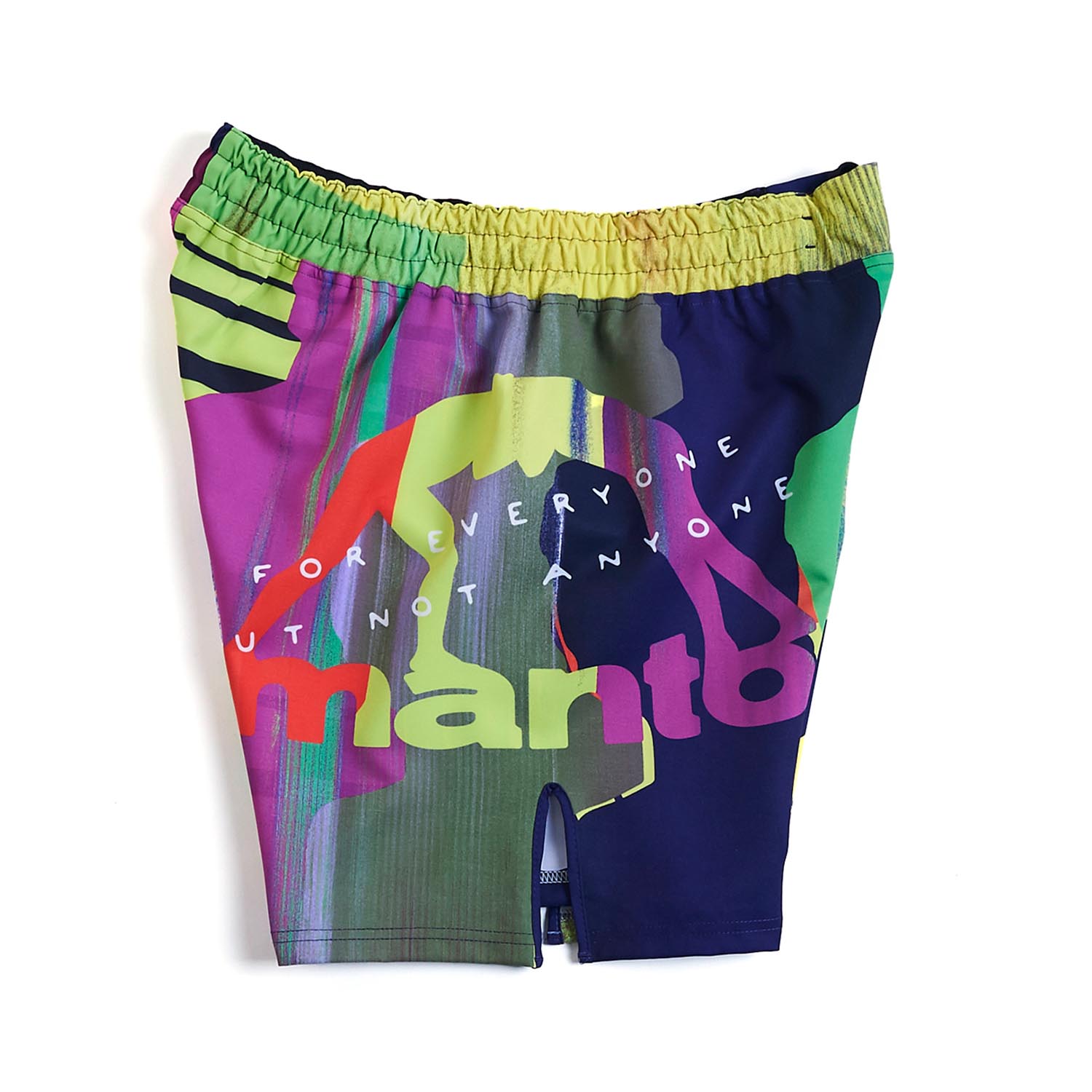 MANTO MMA Fight Shorts, Neon Abstract, XXL