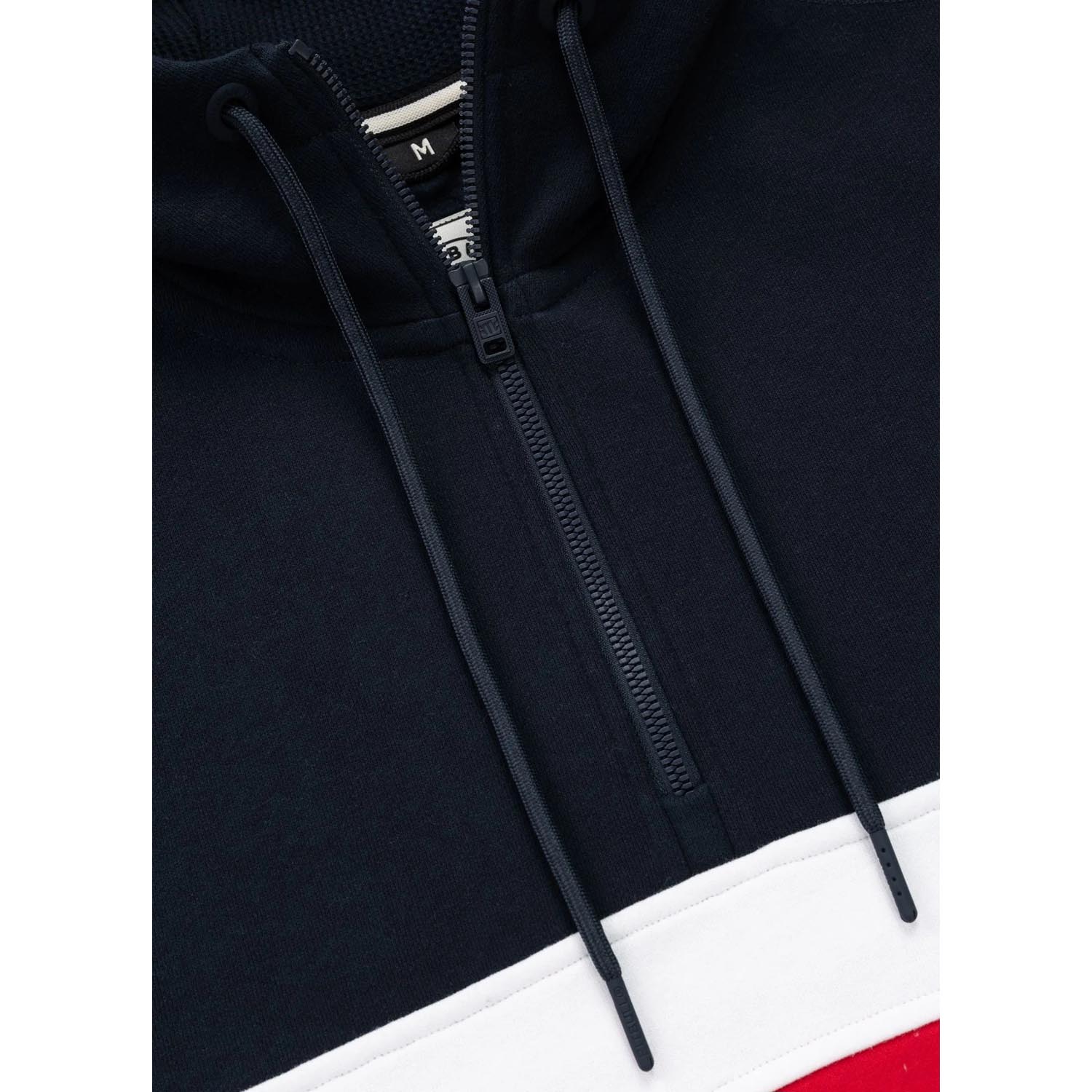 Pit Bull West Coast Hoody, Gibson, navy-red, M