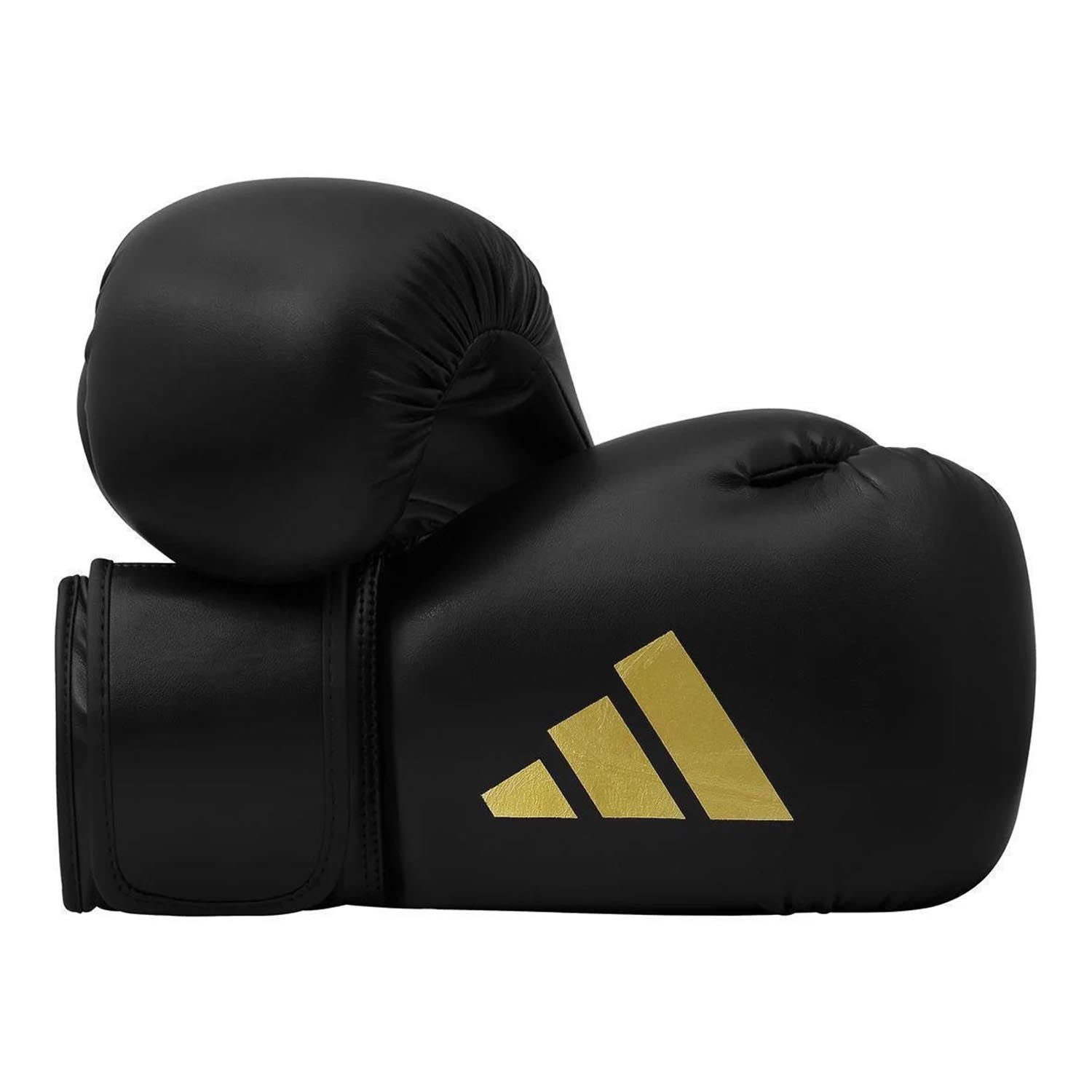 adidas Boxhandschuhe, Speed 50, schwarz-gold, 10 Oz