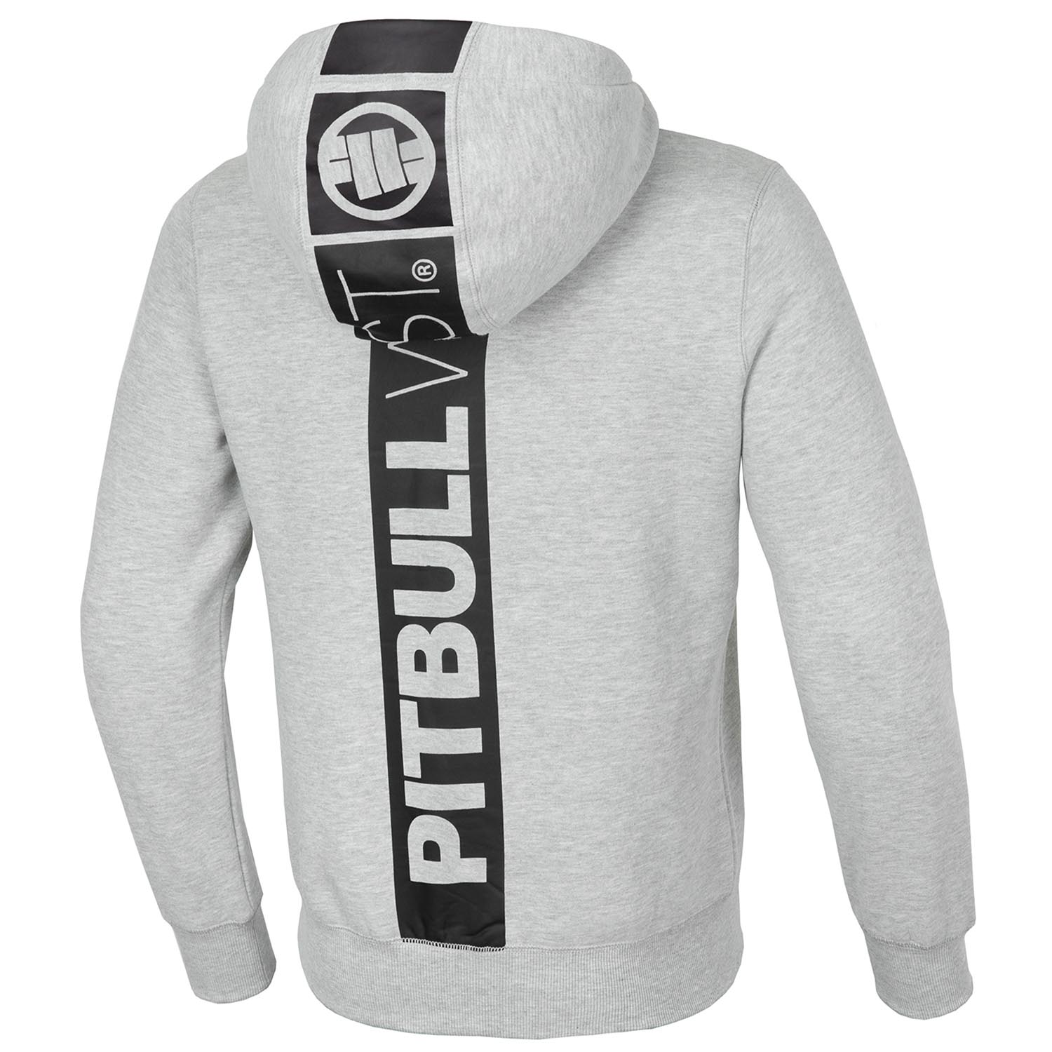 Pit Bull West Coast Zip Hoody, Hilltop, 23, grau, XXL