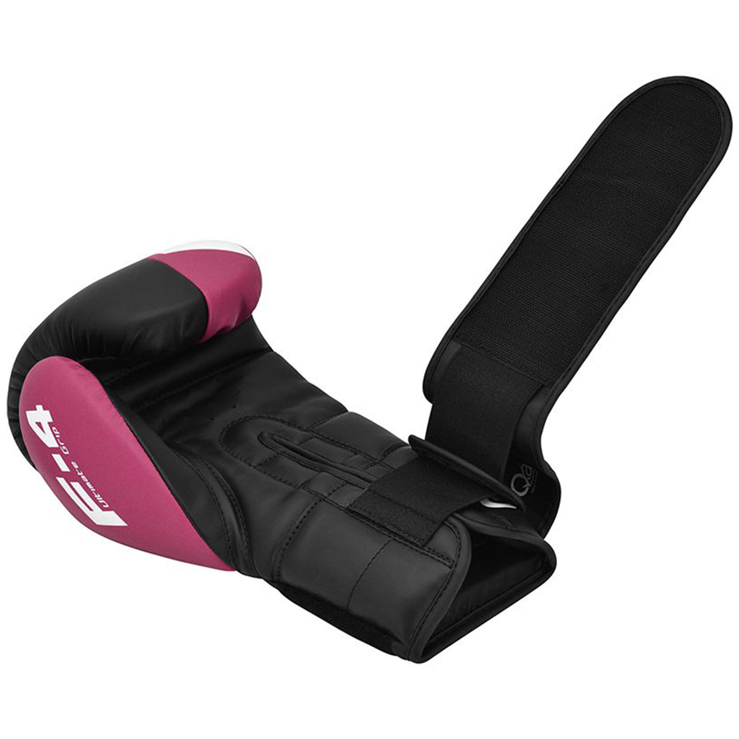 RDX Boxing Gloves, Rex F4, black-Pink, 10 Oz