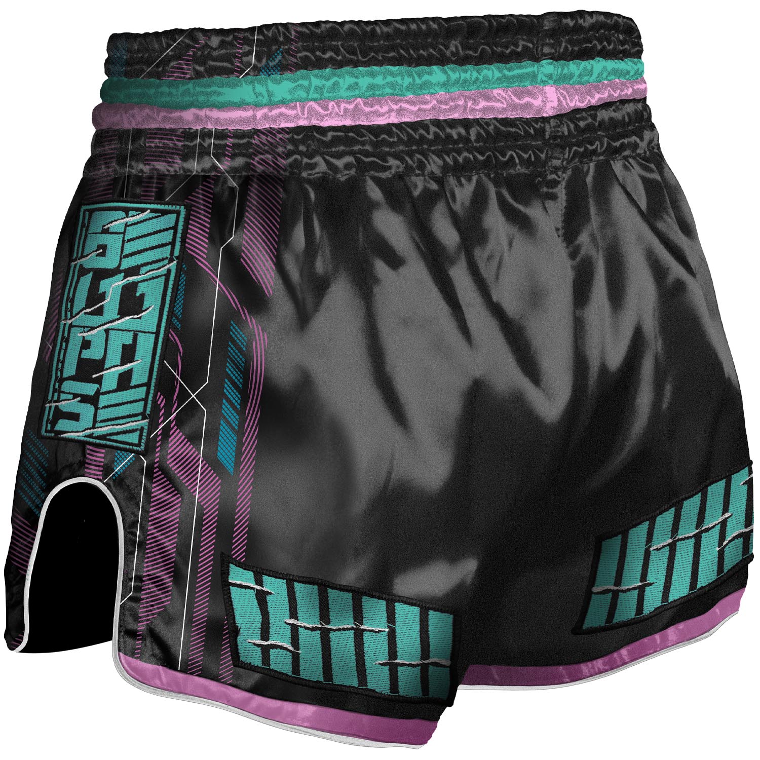 8 WEAPONS Muay Thai Shorts, Samurai 2.0, cyber, XL