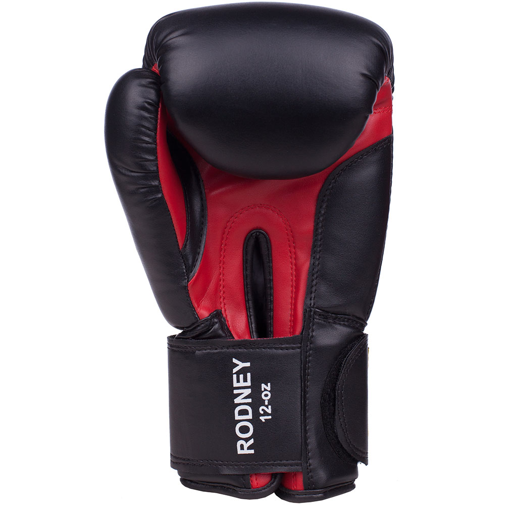 BENLEE Boxhandschuhe, Rodney, schwarz-rot, 12 Oz