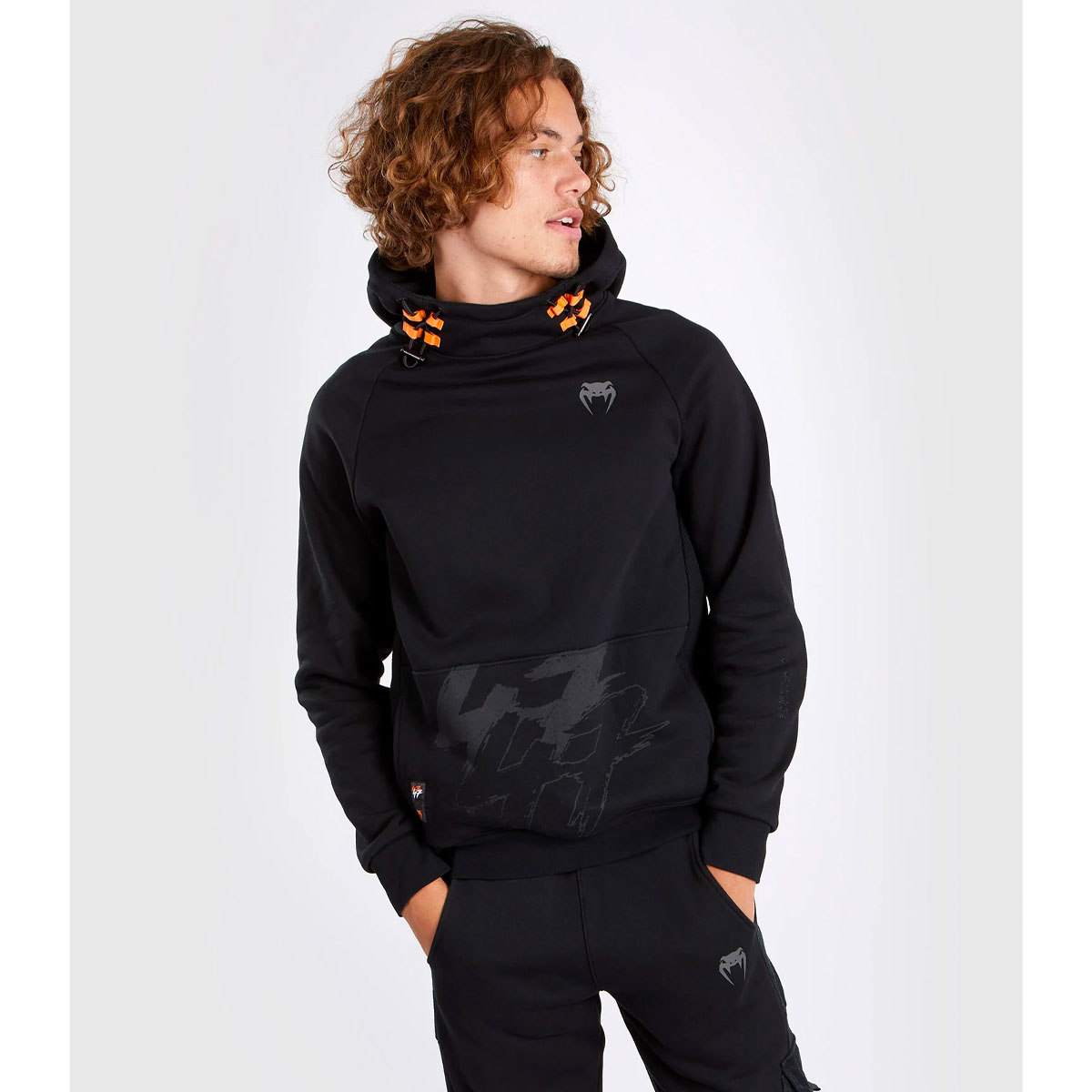 VENUM Hoody, S47, black-orange, M