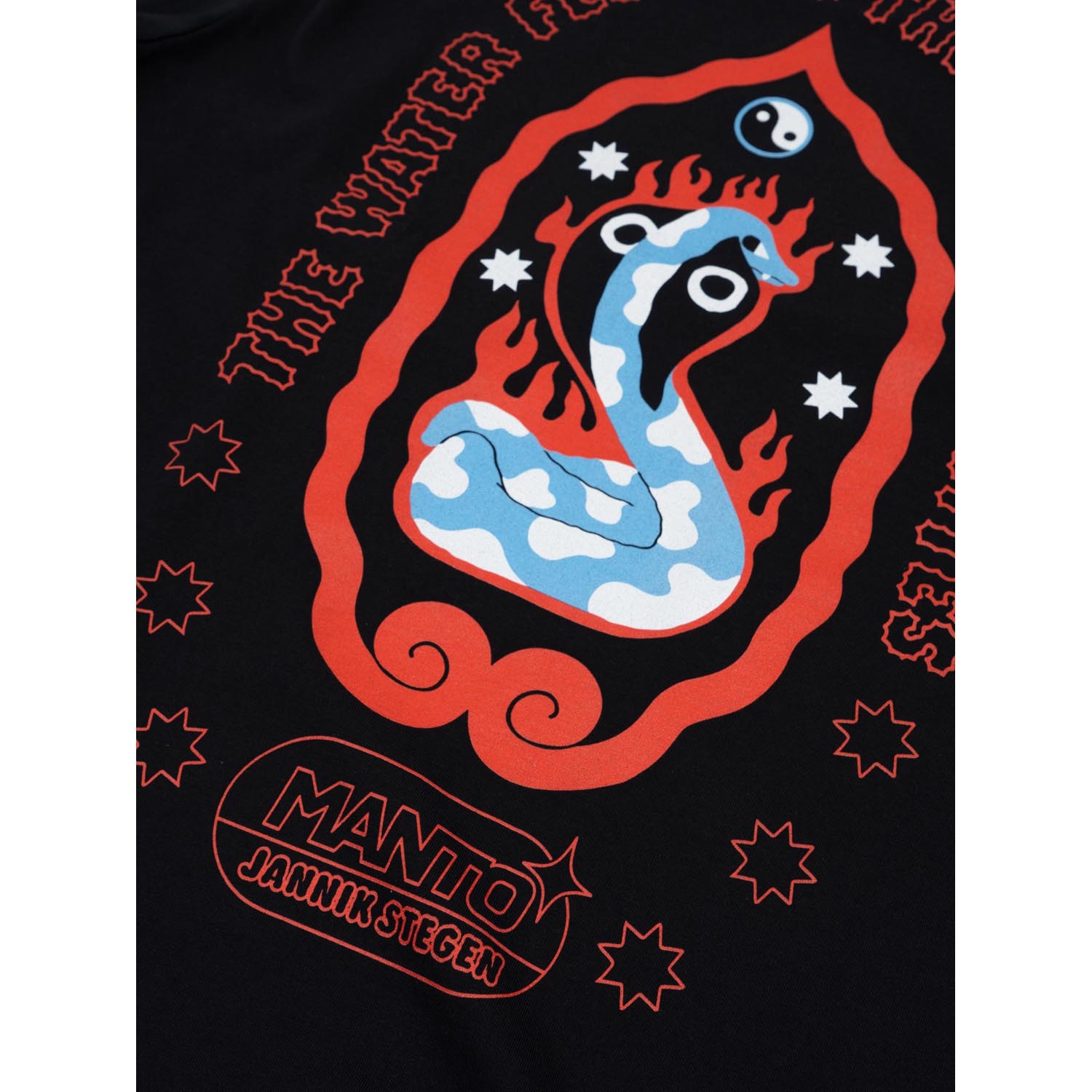 MANTO T-Shirt, Cobra, black, XXL