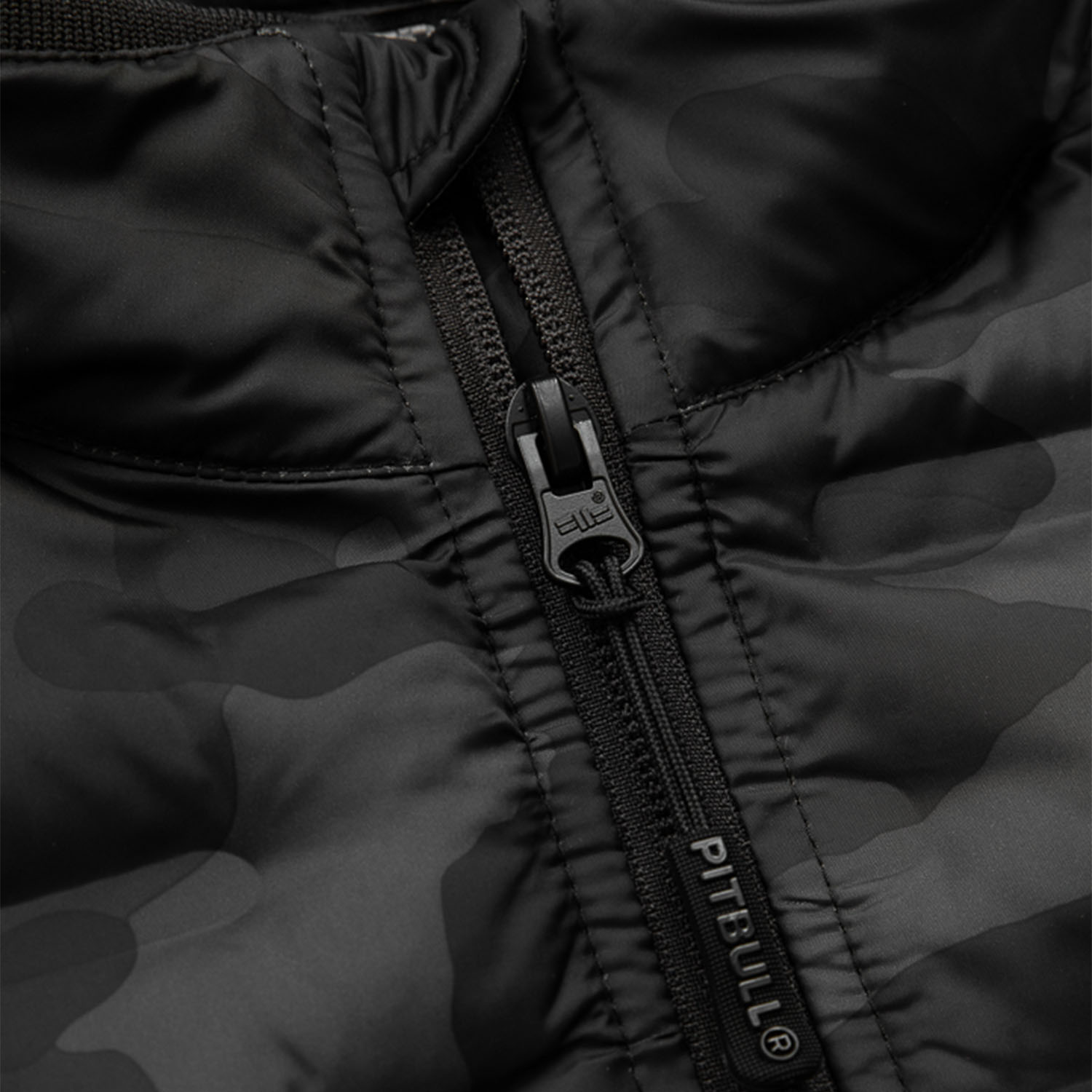Pit Bull West Coast Jacket, Padded Roxton, black-camo, M