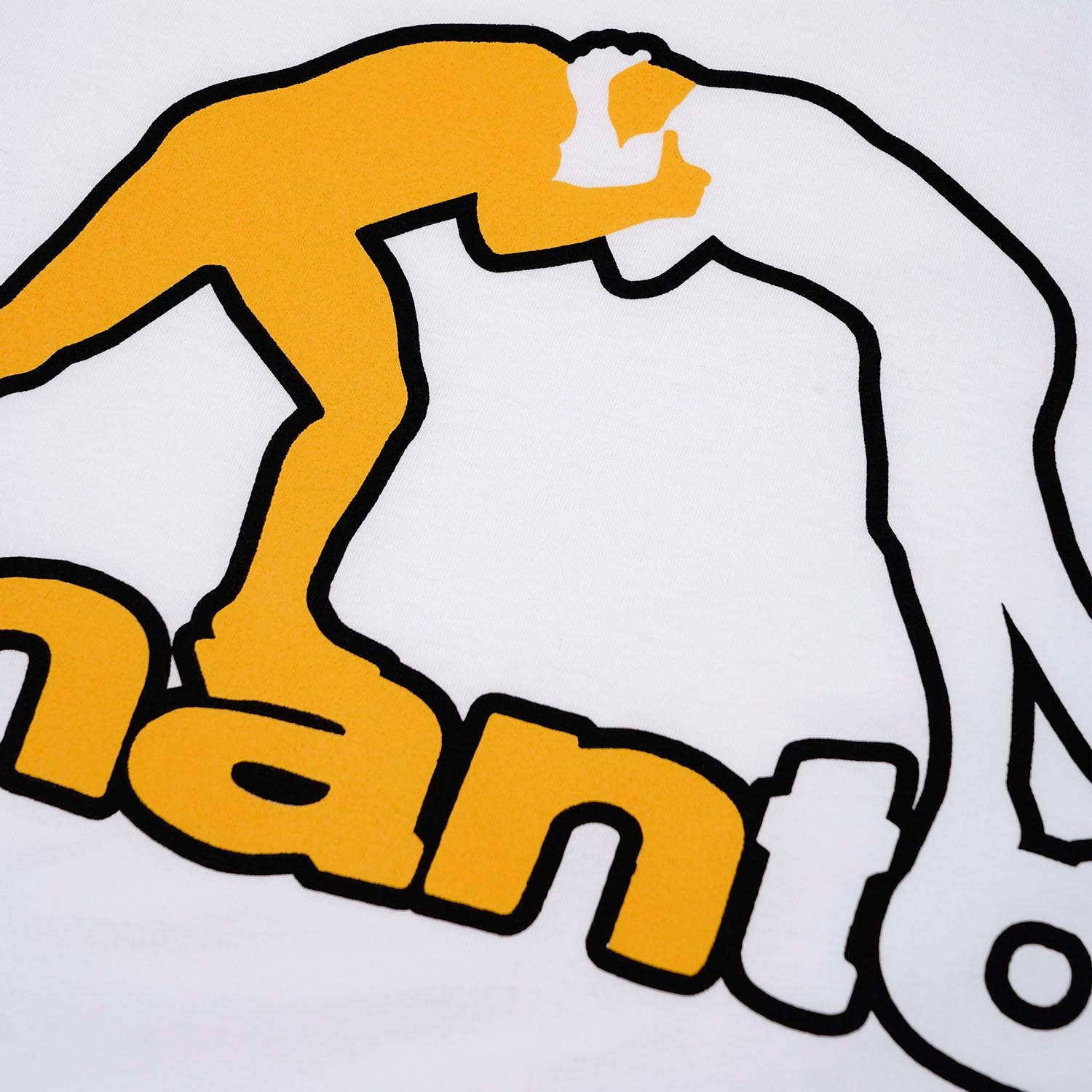 MANTO T-Shirt, Logo, weiß, XL