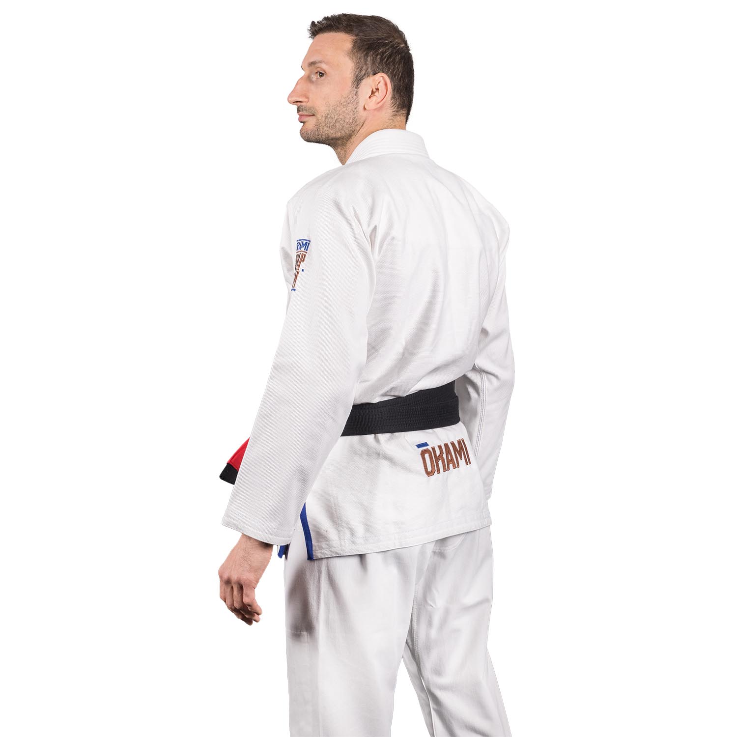 OKAMI BJJ GI, Competition Team V2, white, A4