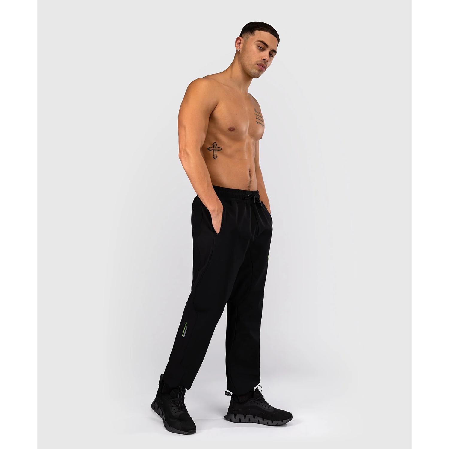 VENUM Jogging Pants, Training Camp 4.0, black-neon green, XXL