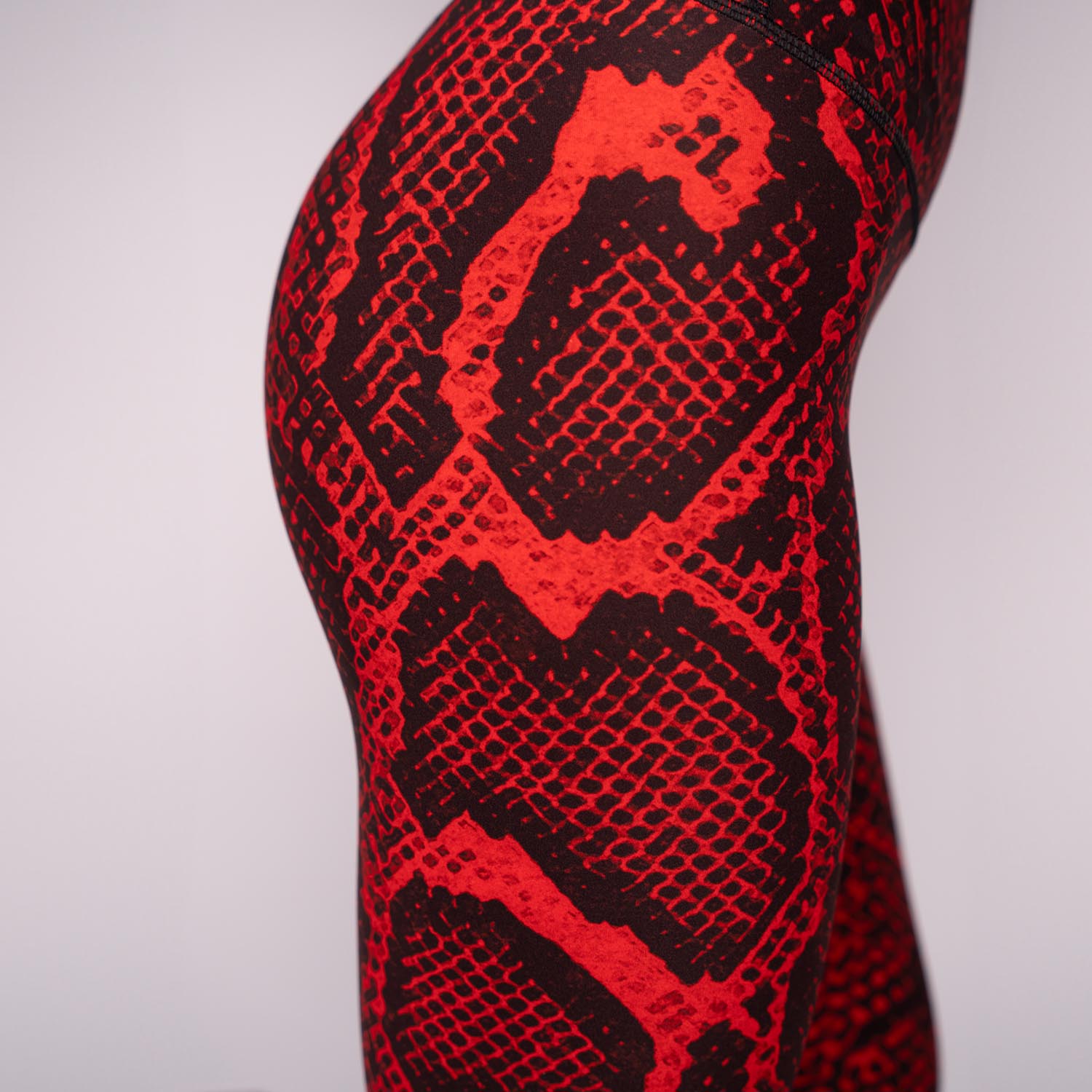 Anarchy Apparel Compression Leggings, Red Poison, XL