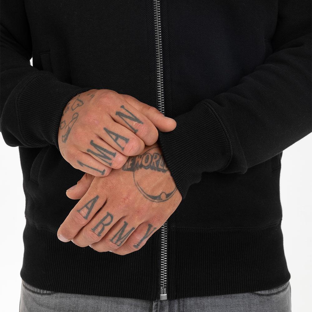 Pit Bull West Coast Zip Hoody, Pique, Small Logo, black, S