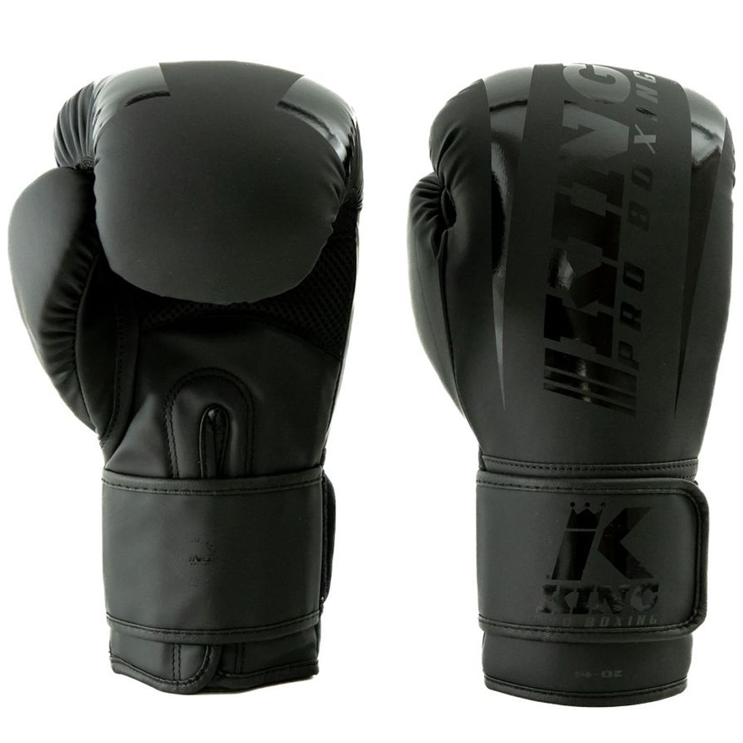 KING PRO BOXING Boxhandschuhe, Revo 4, schwarz, 12 Oz