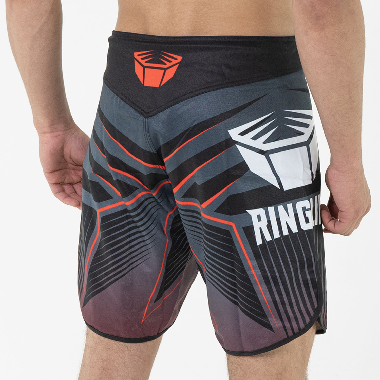 RINGLIFE MMA Shorts - Octaring schwarz-rot XXL