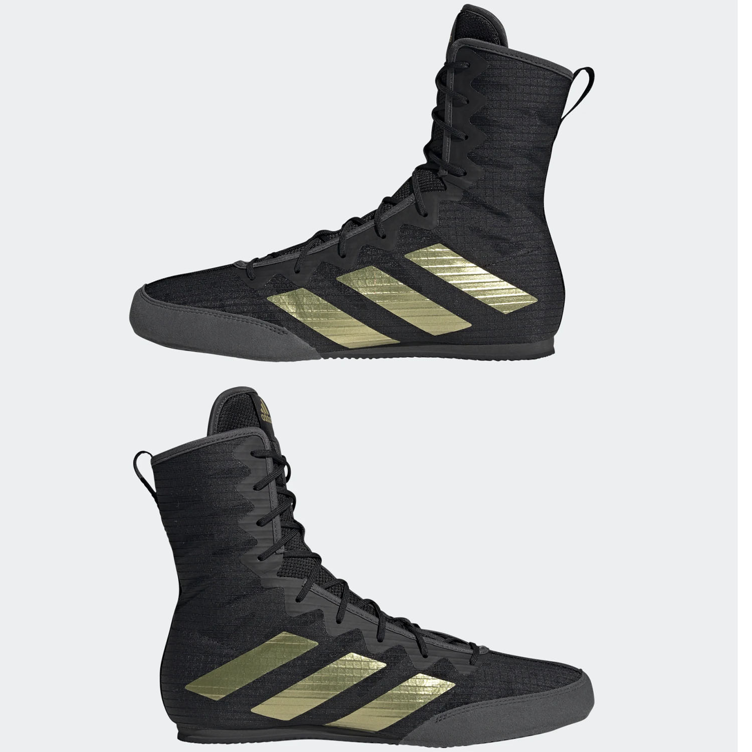 adidas Boxing Shoes, Box Hog 4, black-gold, 40 ⅔ (UK 7)
