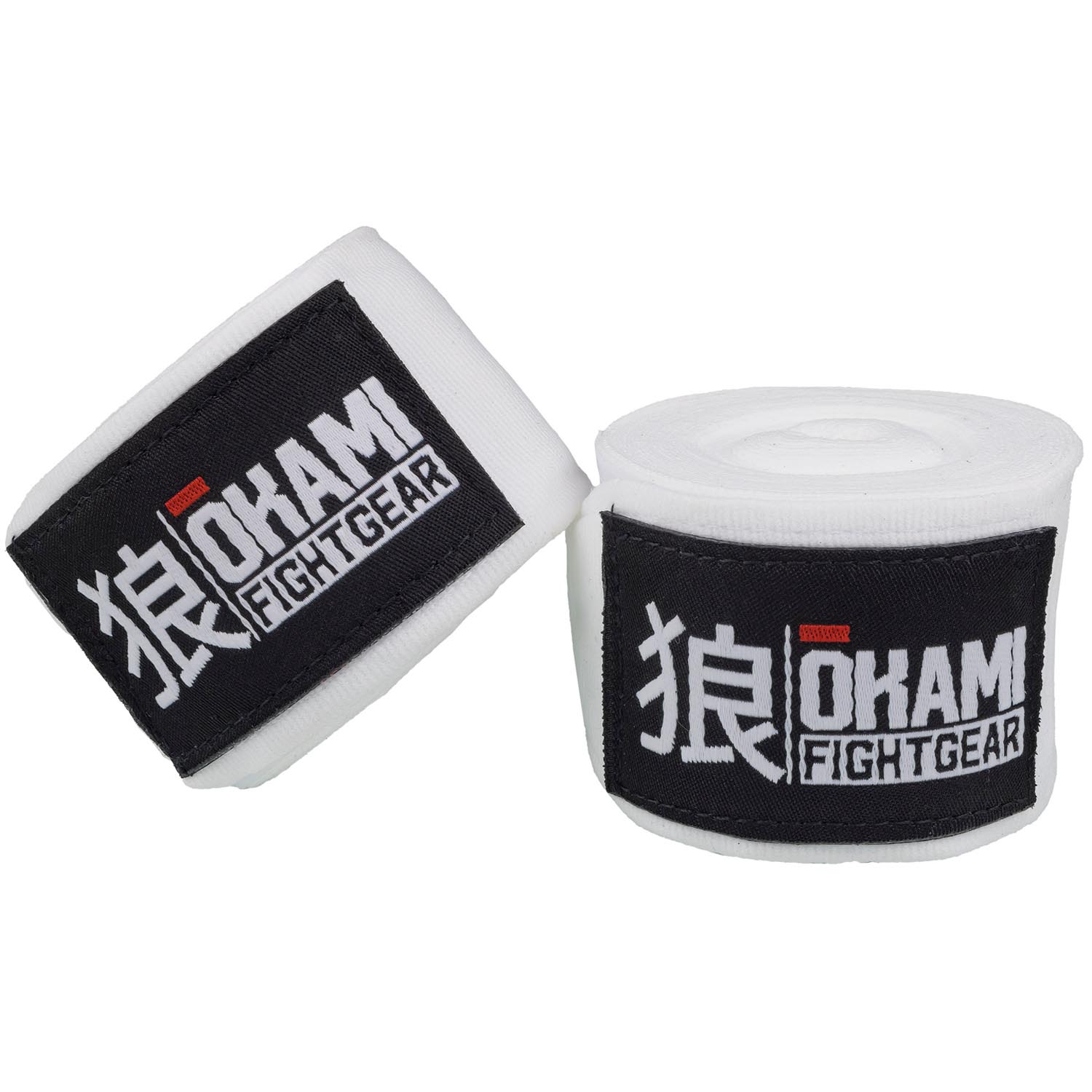 OKAMI Hand Wraps, Semi Elastic, 5 m, white