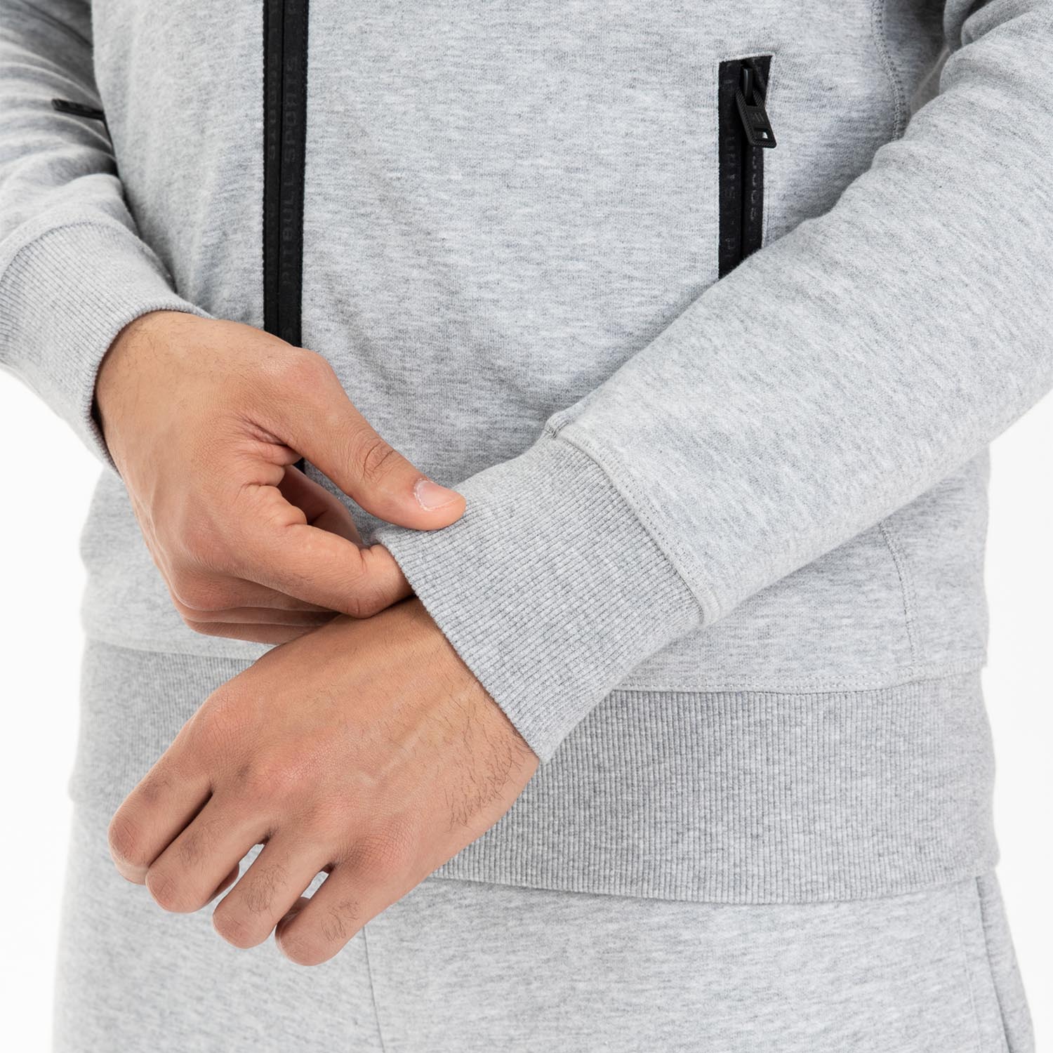 Pit Bull West Coast Zip Hoody, Harris, grau, XXL