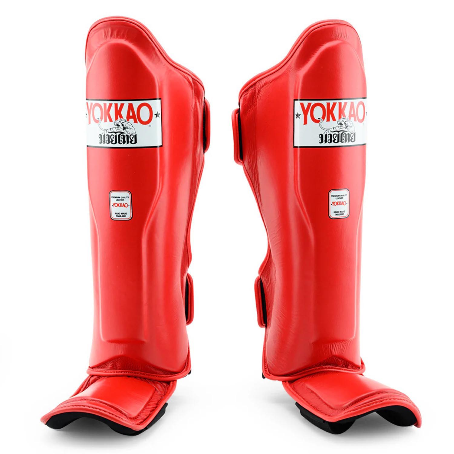 YOKKAO Shinguards, Matrix, red, L