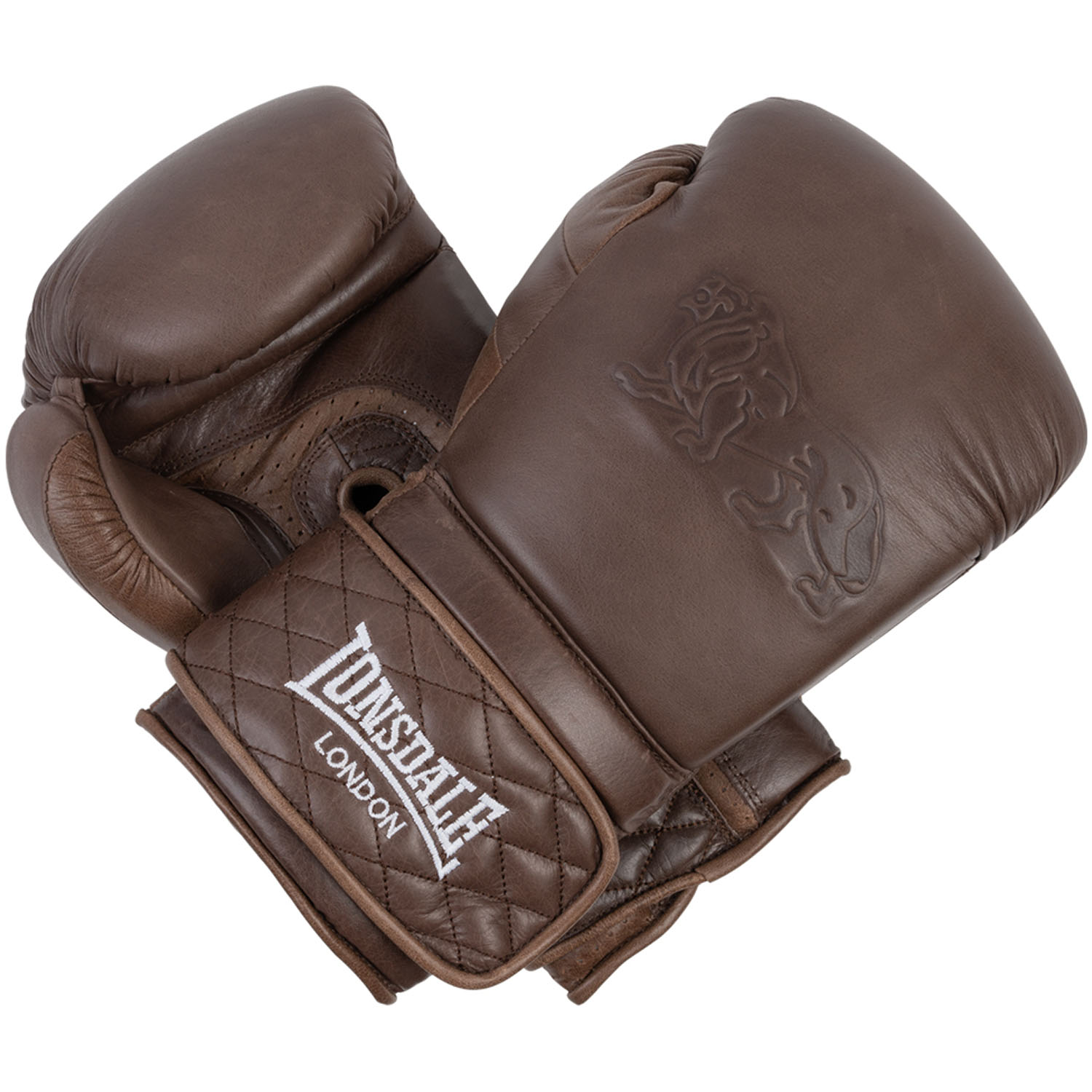 Lonsdale Boxing Gloves, Vintage Spar, brown, 10 Oz