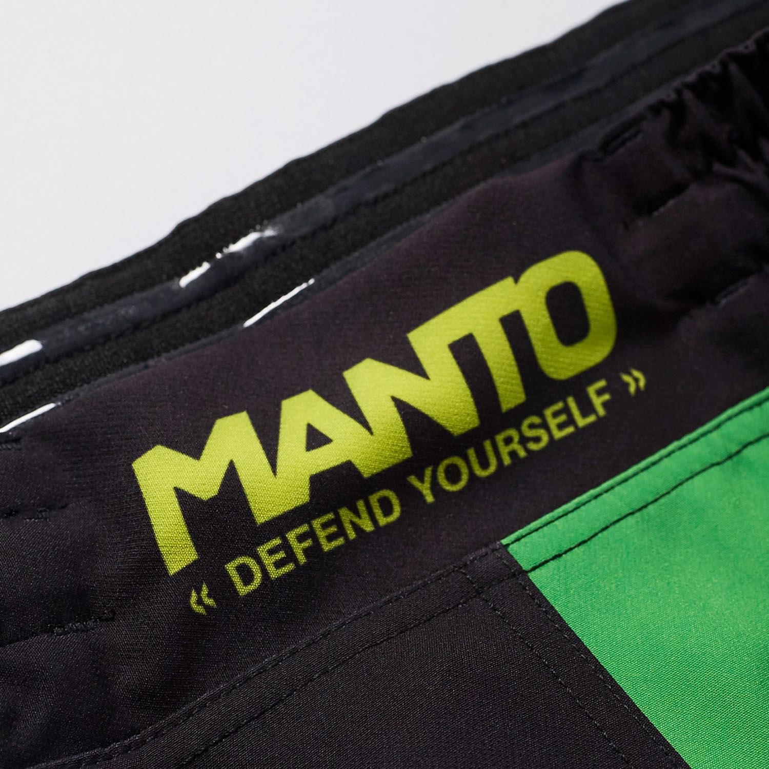 MANTO MMA Fight Shorts, Atomic, green, XL