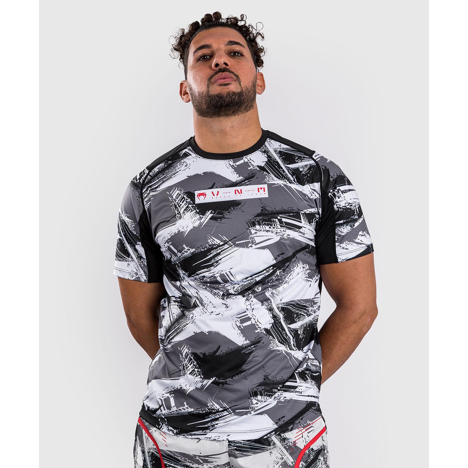 VENUM Dry Tech T-Shirt, Electron 3.0, grau-rot, XXL
