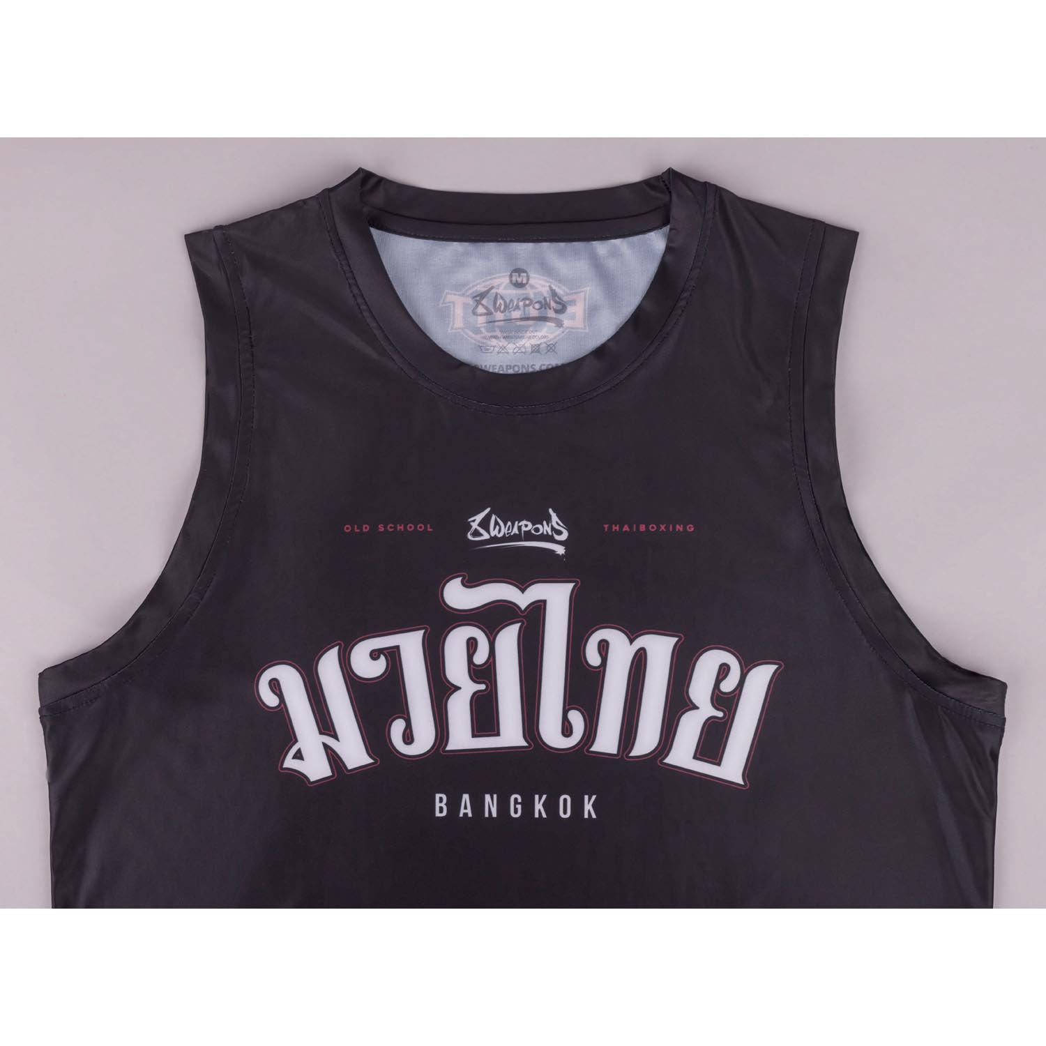 8 WEAPONS Functional Tank Top, Bangkok, black-white, XXL