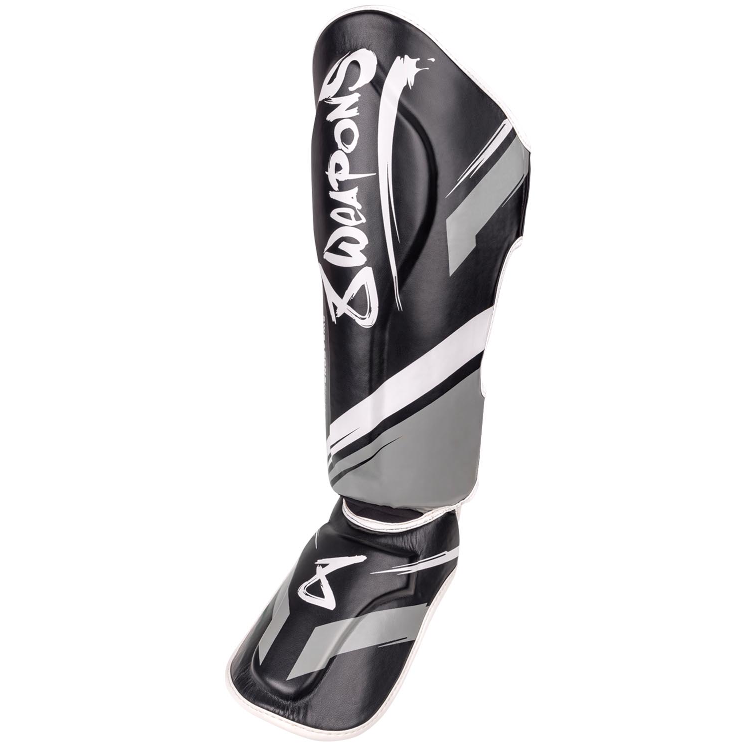 8 WEAPONS Shin Guards, Shift, black-white, XL