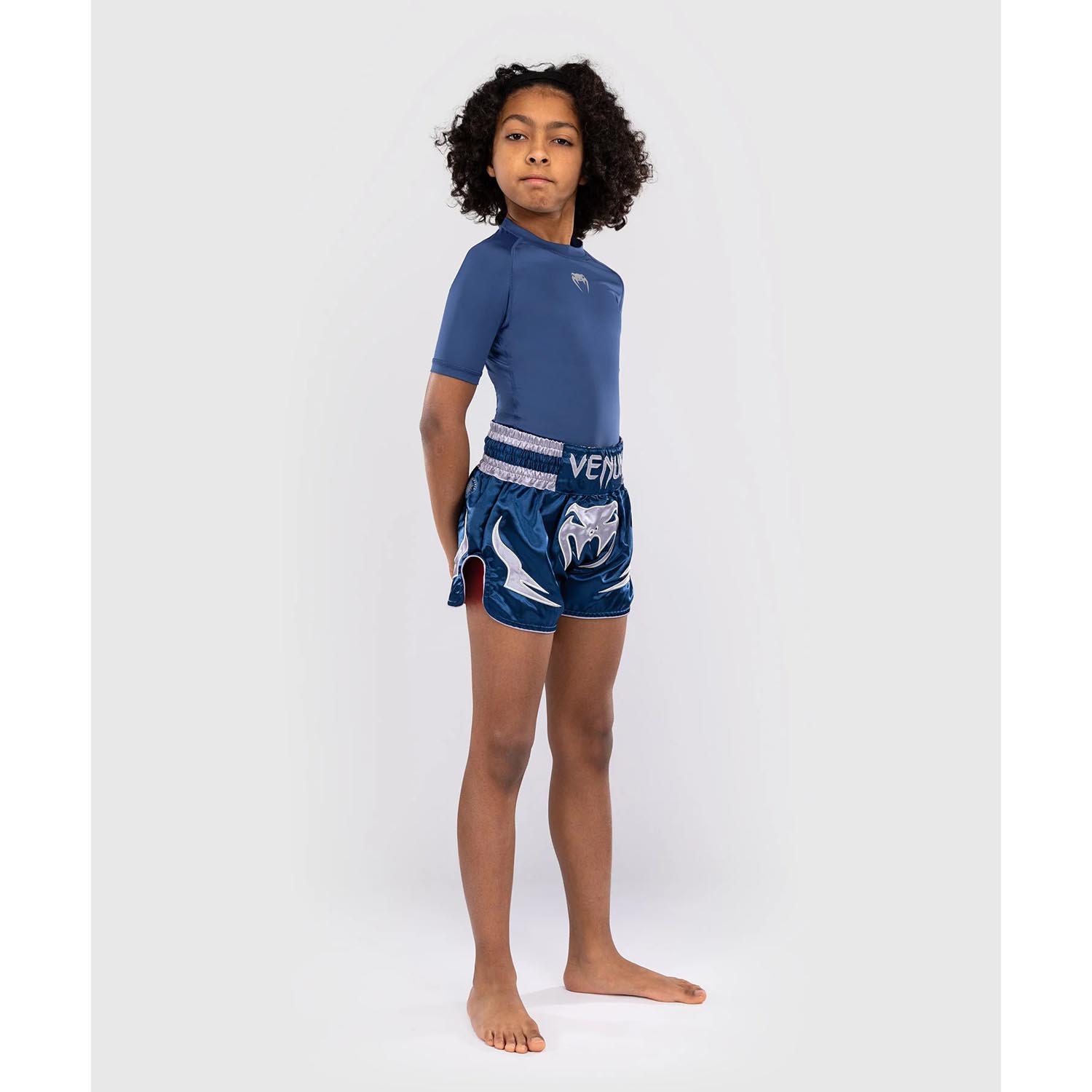 VENUM Muay Thai Shorts, Kids, Inferno, blue, 14 J