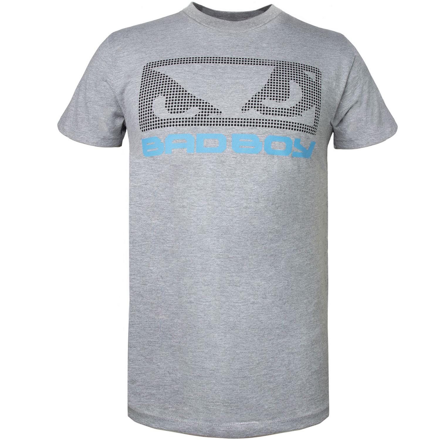 Bad Boy T-Shirt, Textured Logo, grey, M